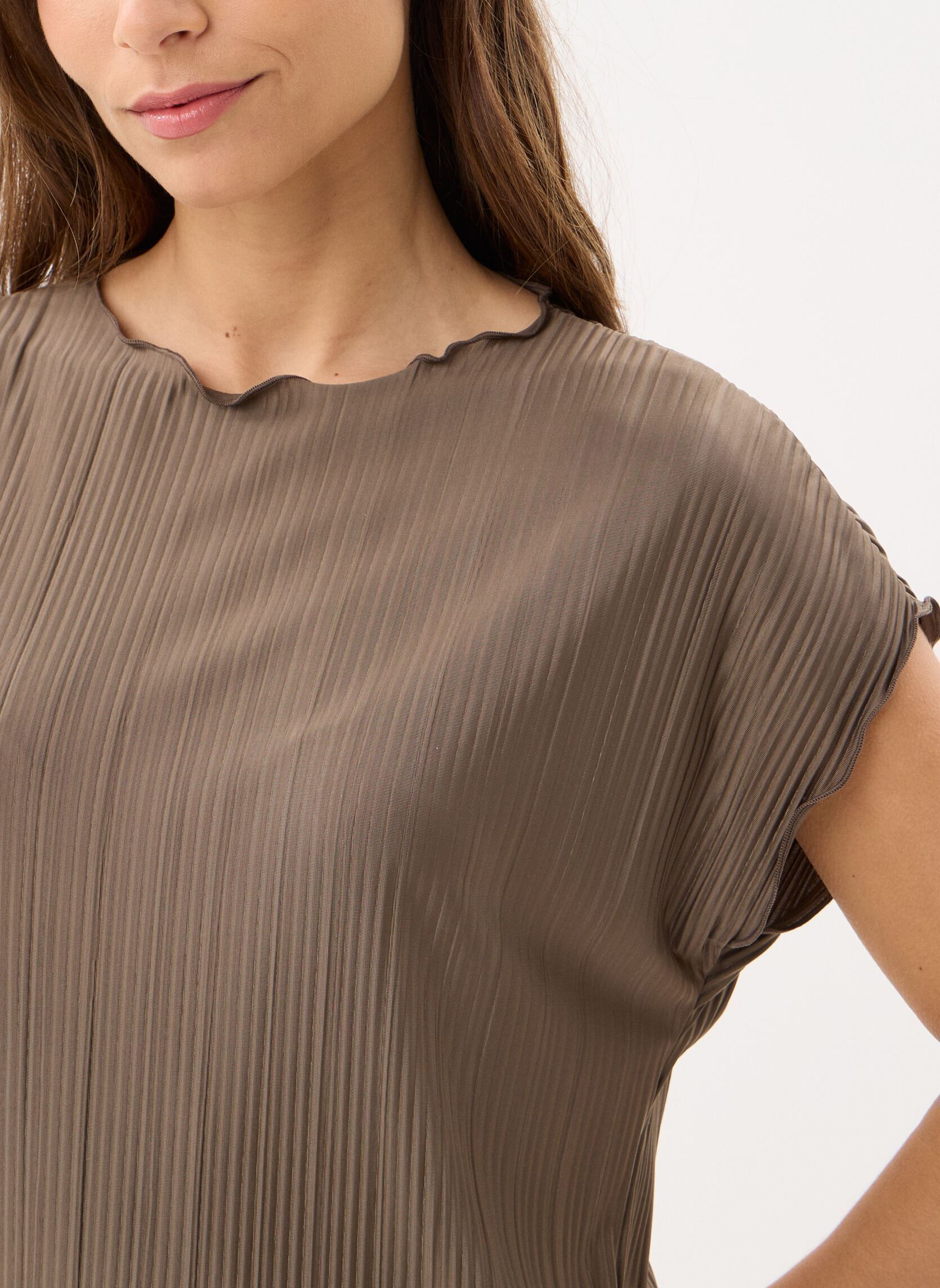 Kurzarm-T-Shirts Sauma top 10167 damen braun Samsoe Samsoe Kurzarm-T-Shirts Sauma top 10167 damen braun Major Brown