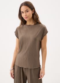 Kurzarm-T-Shirts Sauma top 10167 damen braun