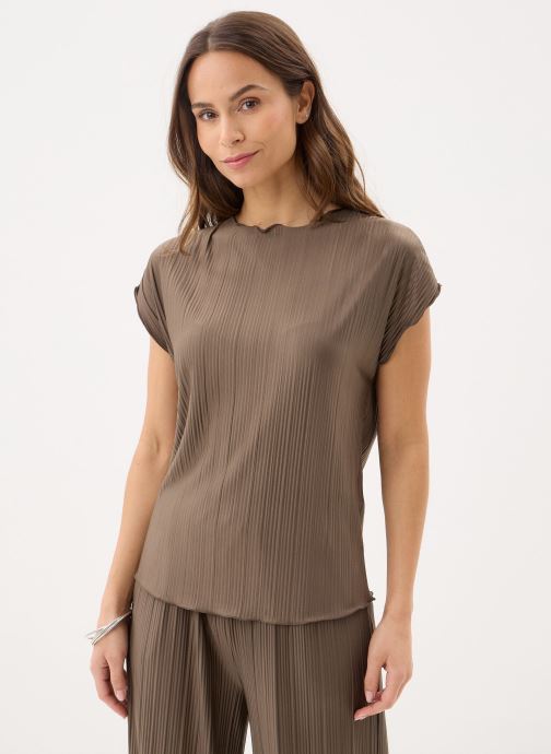Samsoe Samsoe Tee-shirts manches courtes Sauma top 10167 femme marron