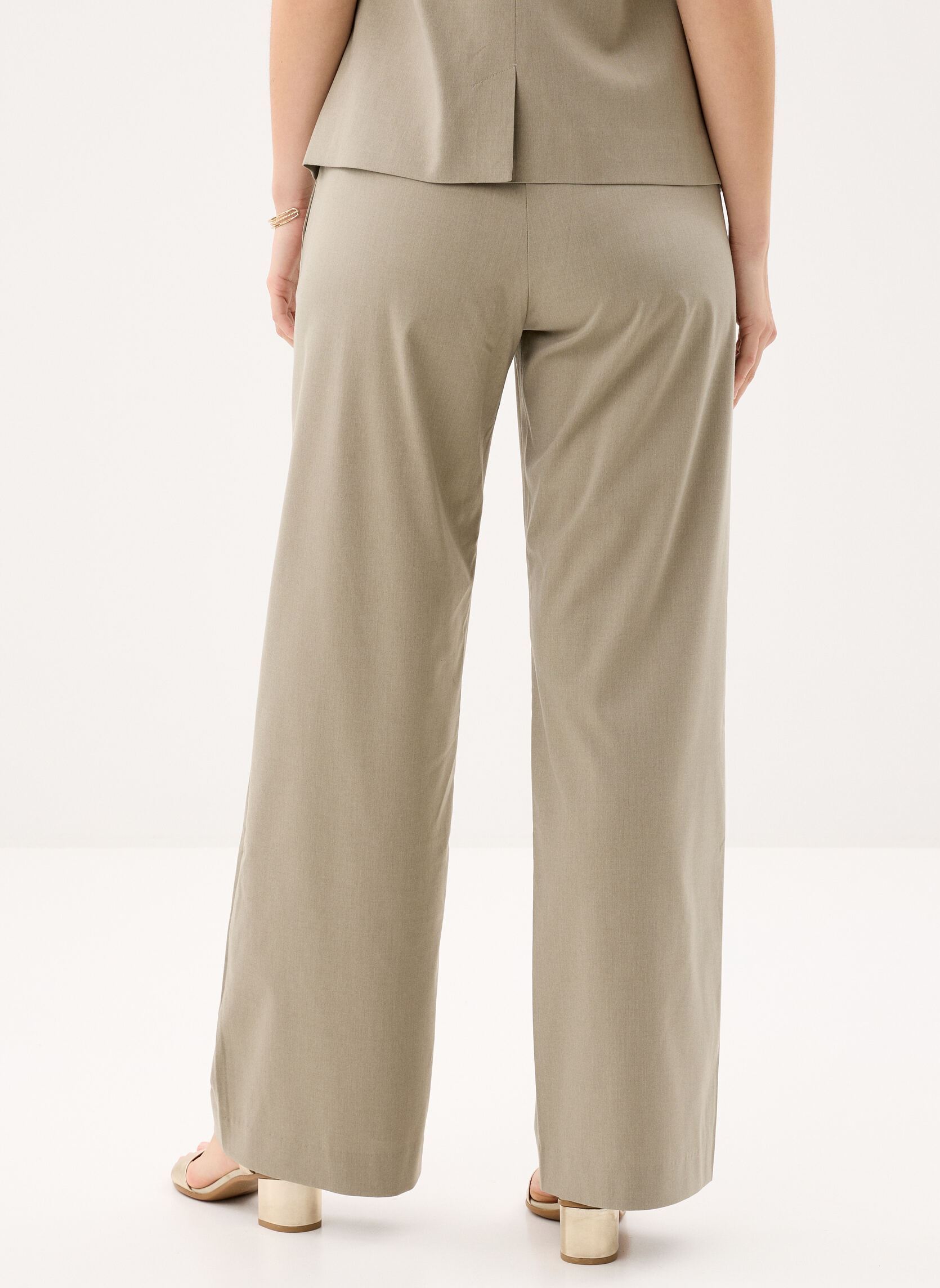 Weite Hosen Satova trousers 15145 damen grün Samsoe Samsoe Weite Hosen Satova trousers 15145 damen grün Overland Trek Mel.
