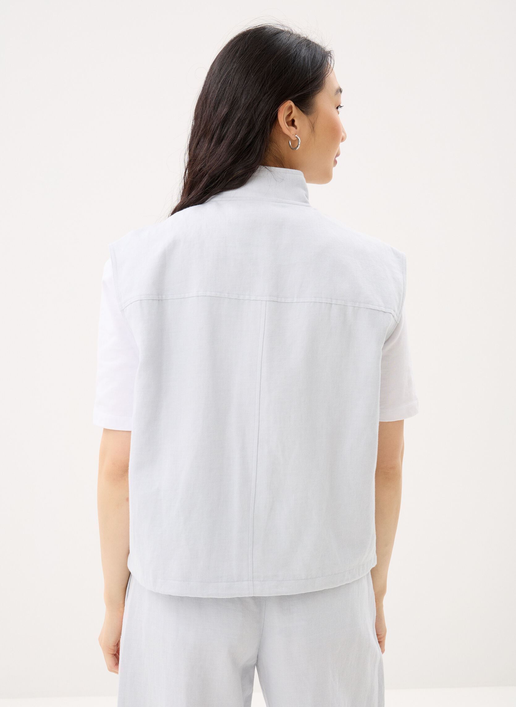 Vestes de blazer Sakaila vest 15930 femme bleu Samsoe Samsoe Vestes de blazer Sakaila vest 15930 femme bleu Gray Dawn Mel.