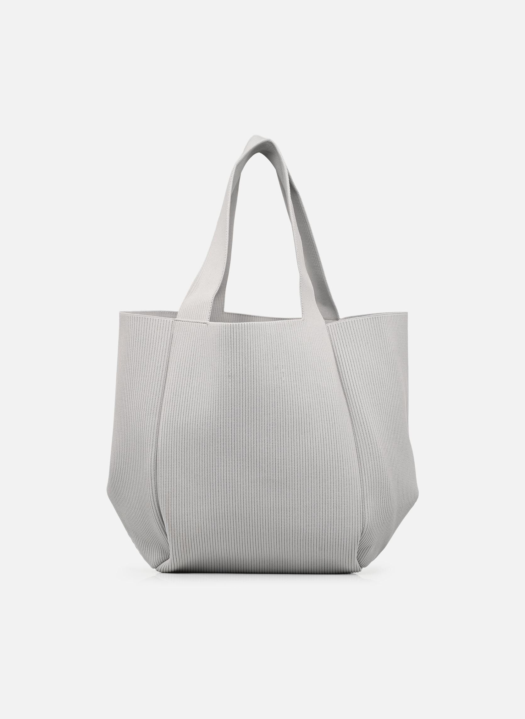 Grote winkelzak Samira flyknit tote 15948 dames grijs Samsoe Samsoe Grote winkelzak Samira flyknit tote 15948 dames grijs Ultimate Gray