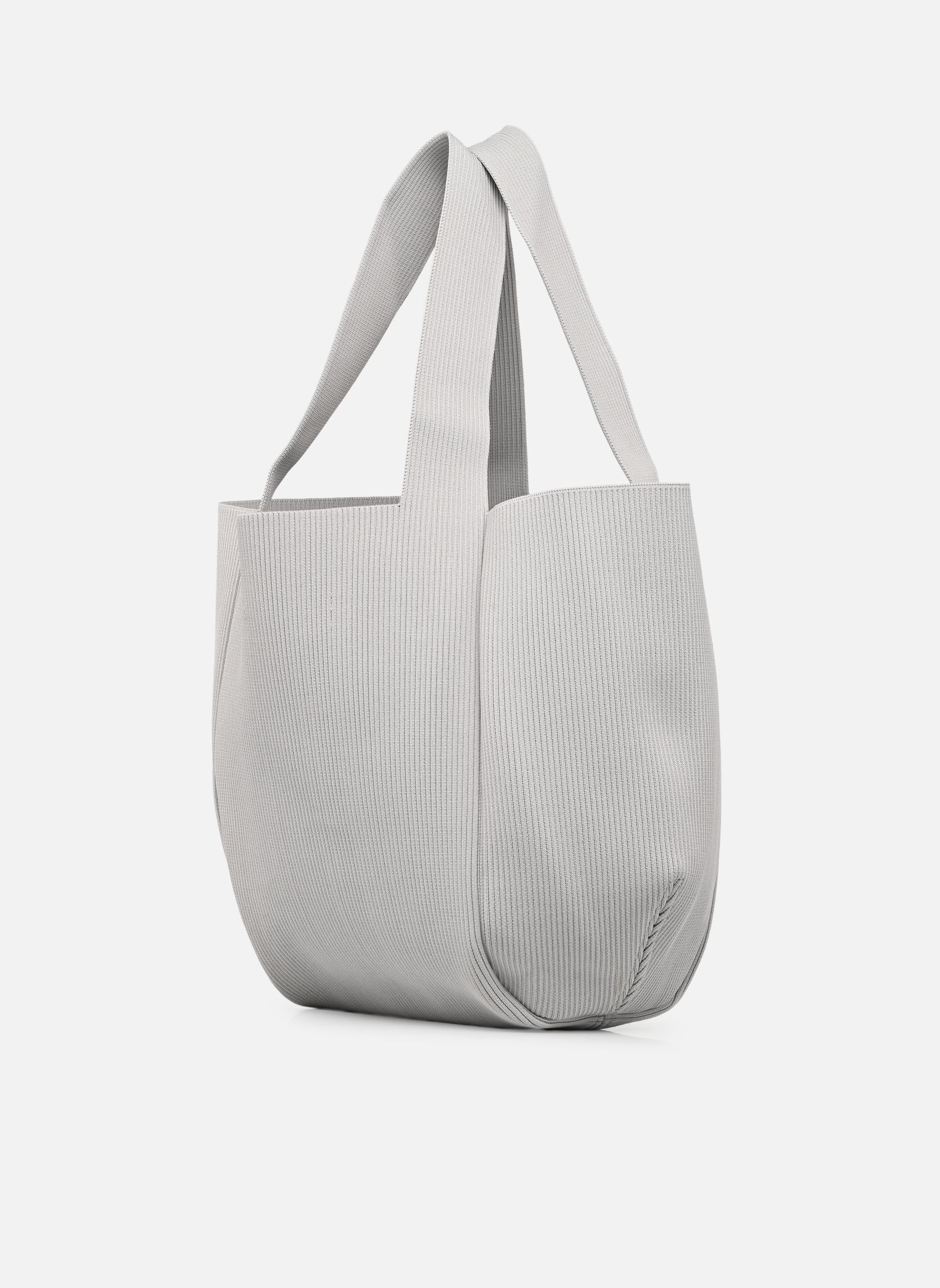 Grote winkelzak Samira flyknit tote 15948 dames grijs Samsoe Samsoe Grote winkelzak Samira flyknit tote 15948 dames grijs Ultimate Gray