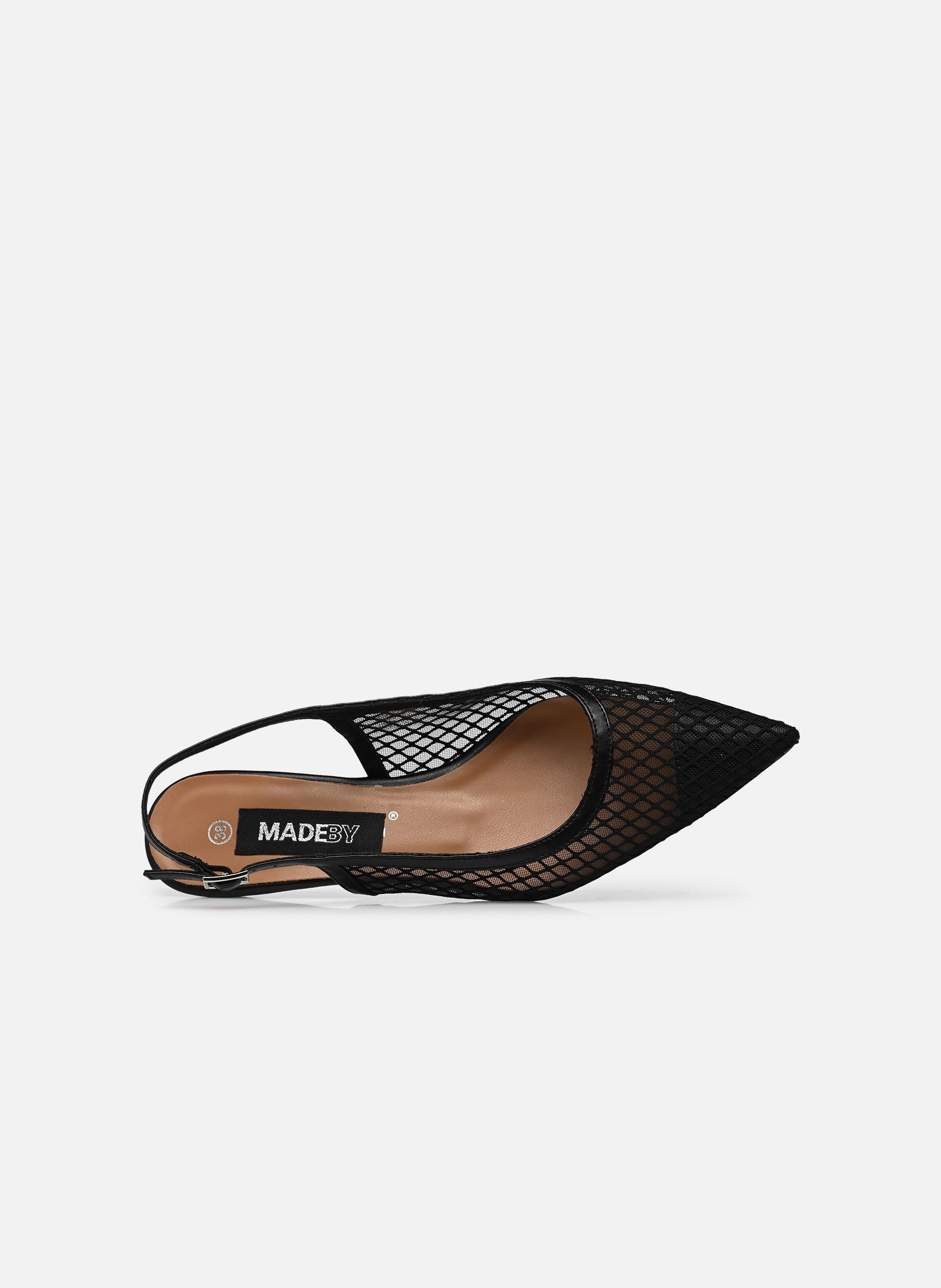 Pumps mit Riemchen Ballerine slingback THULOAN damen schwarz MADE BY Pumps mit Riemchen Ballerine slingback THULOAN damen schwarz NOIR