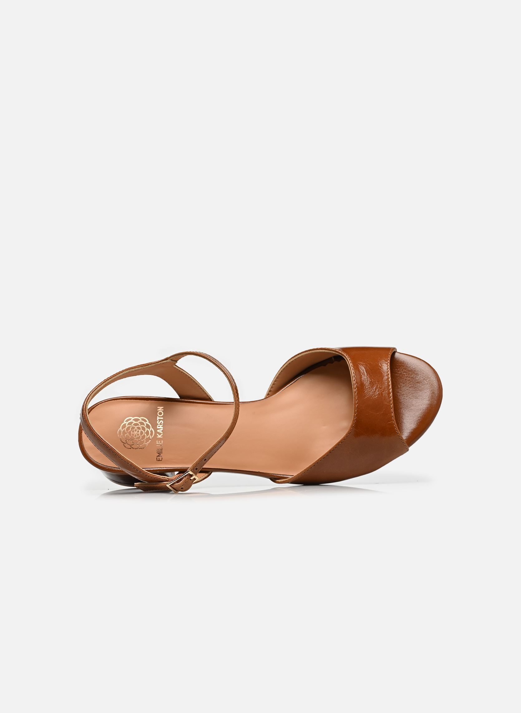 Sandales LOUCIA femme marron Karston Sandales LOUCIA femme marron Cognac