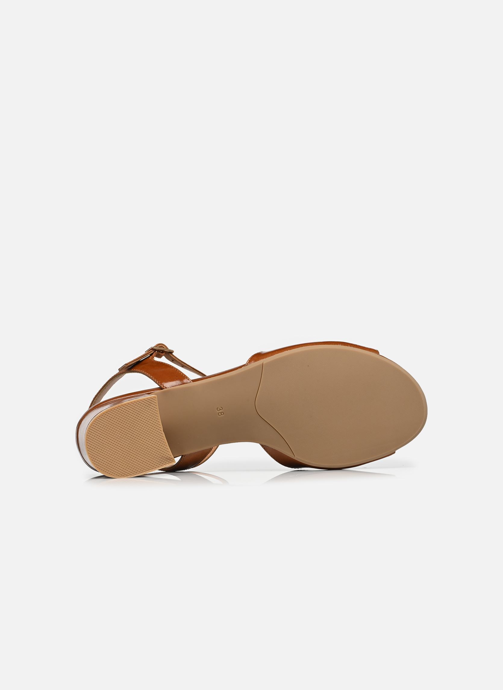 Sandales LOUCIA femme marron Karston Sandales LOUCIA femme marron Cognac