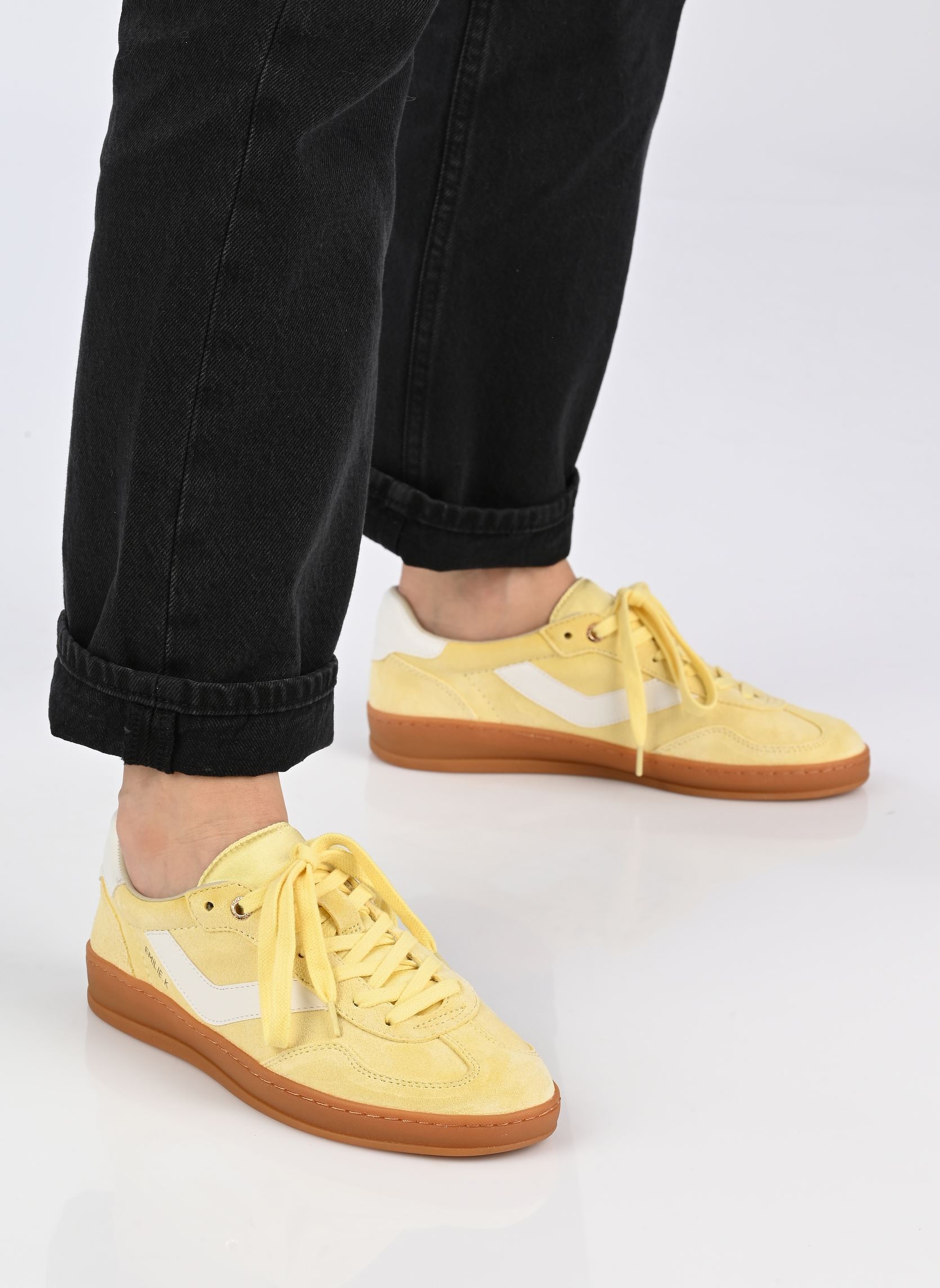 Baskets ELVA femme jaune Karston Baskets ELVA femme jaune JAUNE