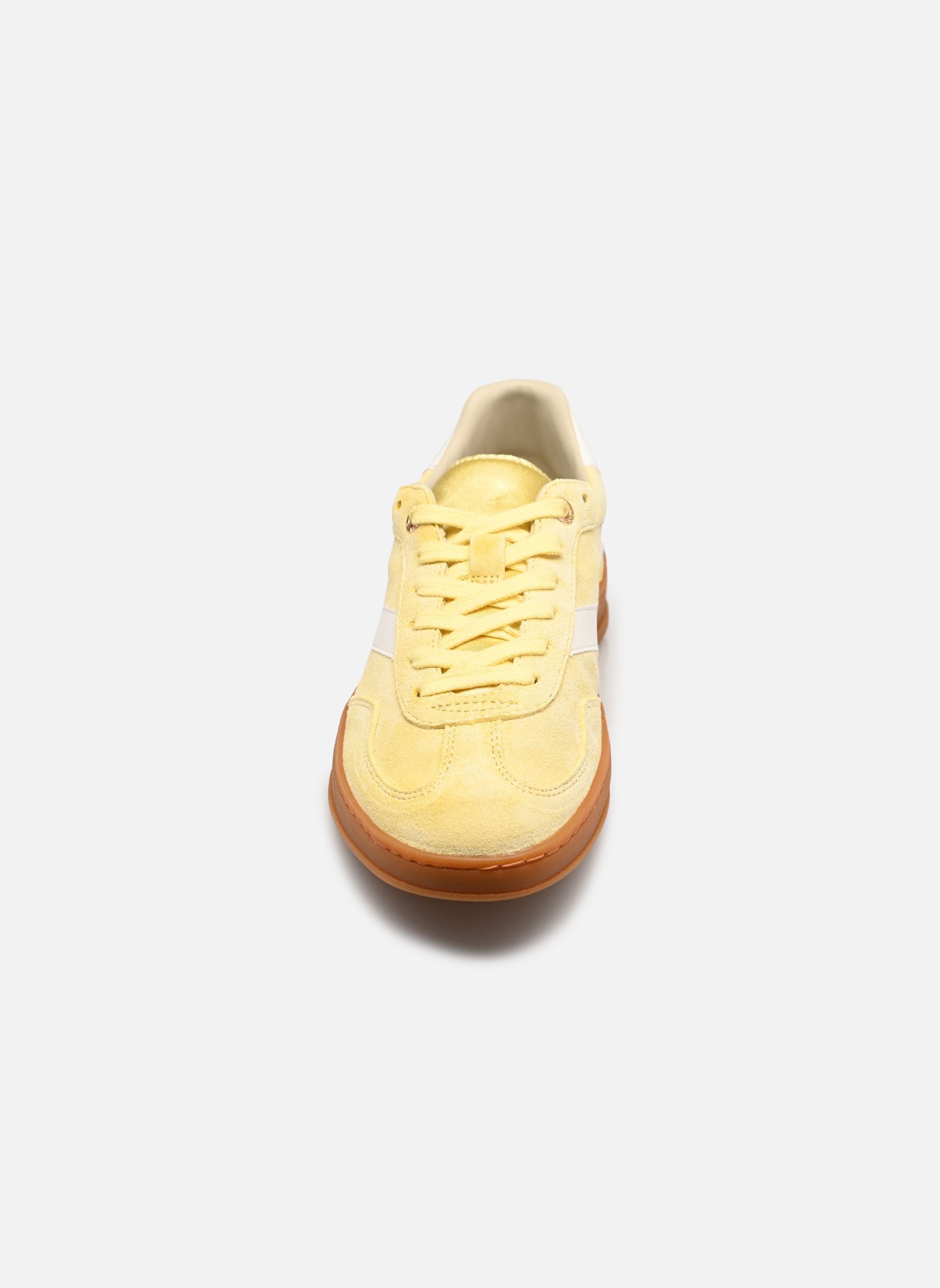 Baskets ELVA femme jaune Karston Baskets ELVA femme jaune JAUNE