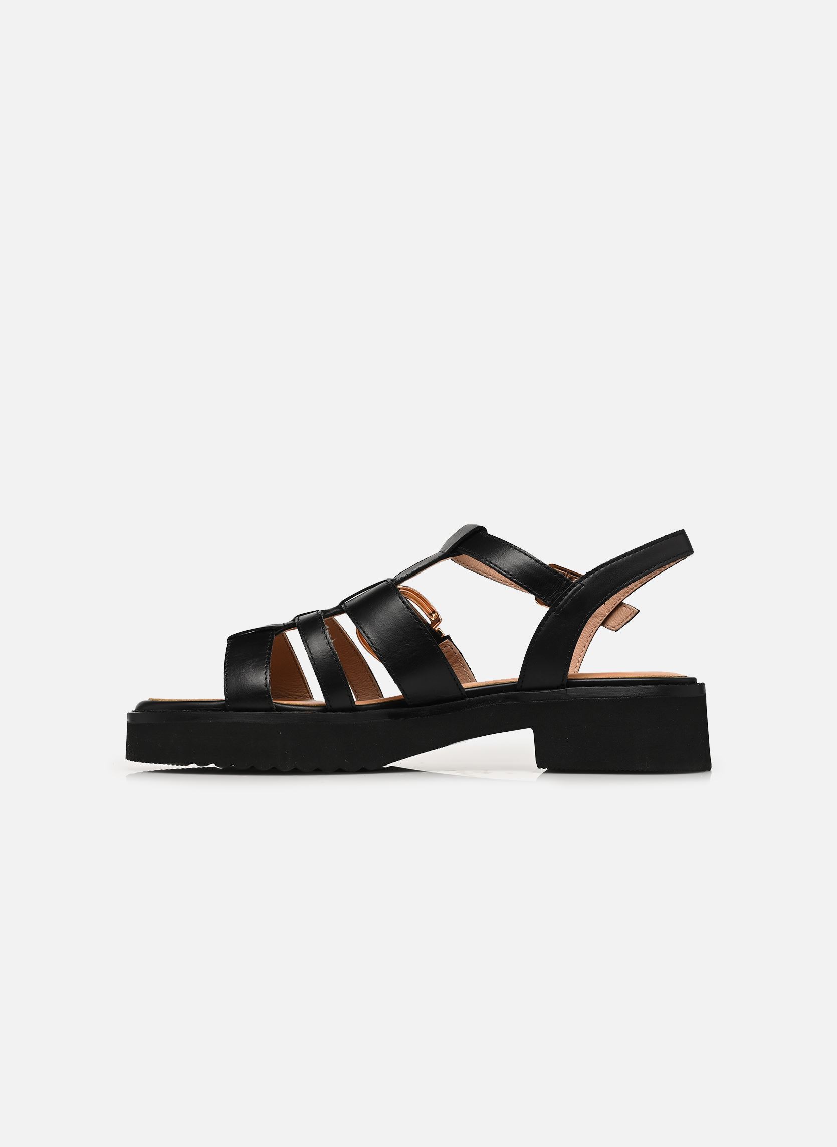 Sandales compensées et plateformes CLAUDIA femme noir Karston Sandales compensées et plateformes CLAUDIA femme noir Noir