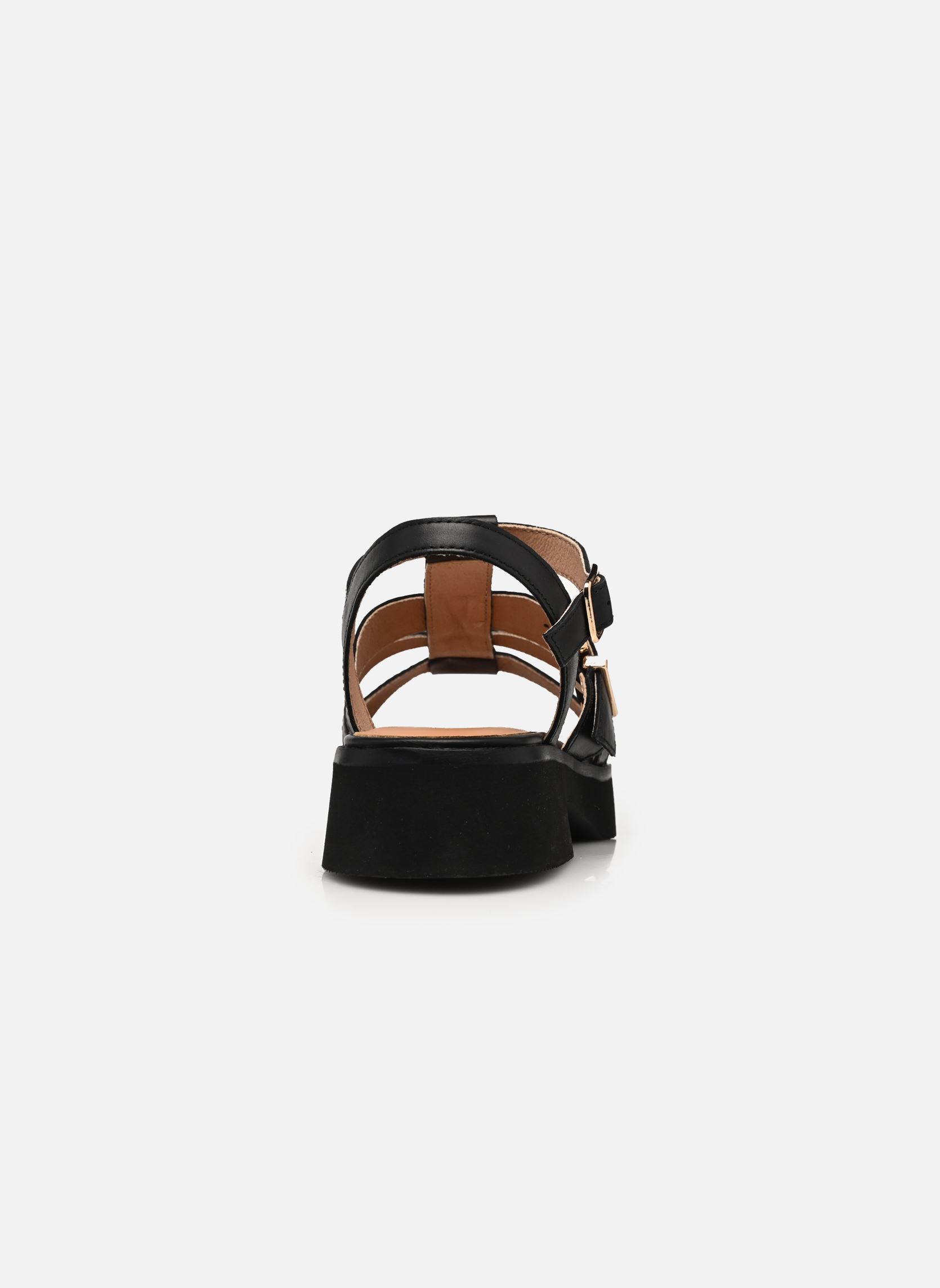 Sandales compensées et plateformes CLAUDIA femme noir Karston Sandales compensées et plateformes CLAUDIA femme noir Noir