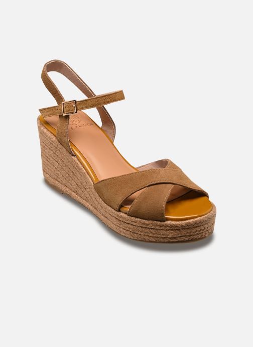 Karston Keil- und Plateausandalen ISELLE damen braun