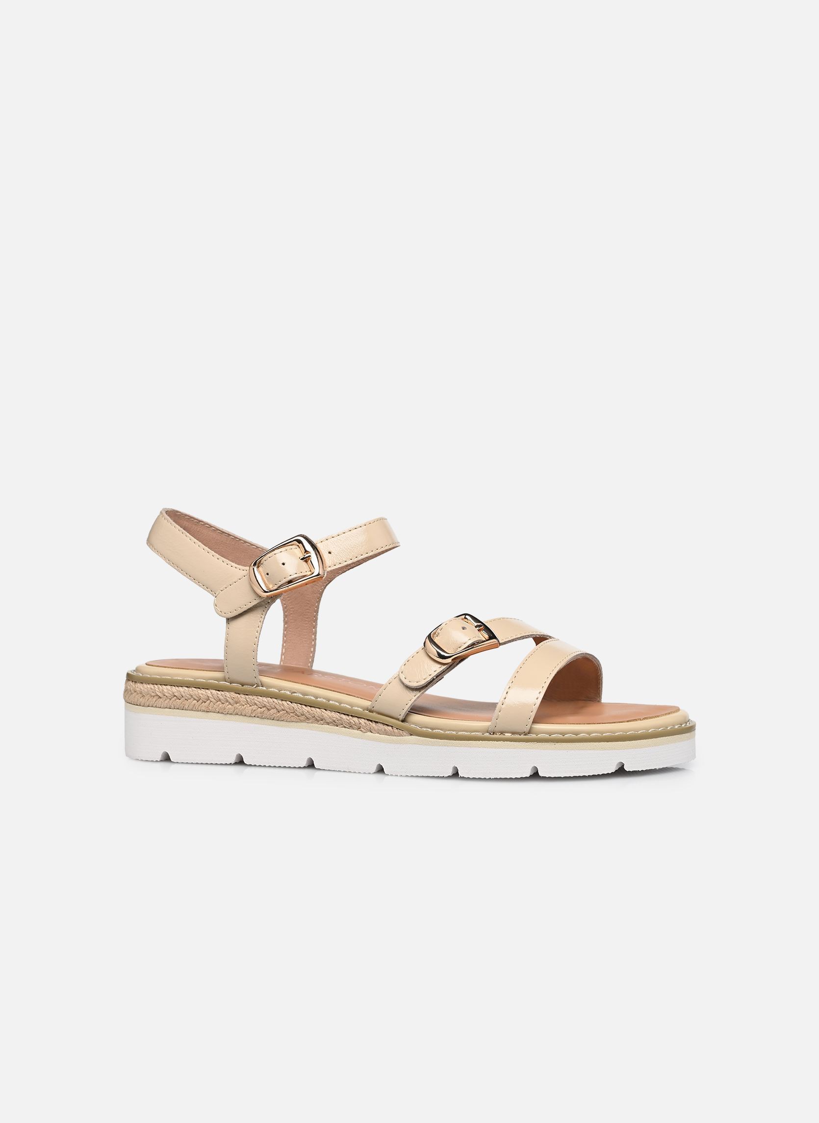 Sandales compensées et plateformes SIRA femme blanc Karston Sandales compensées et plateformes SIRA femme blanc Creme
