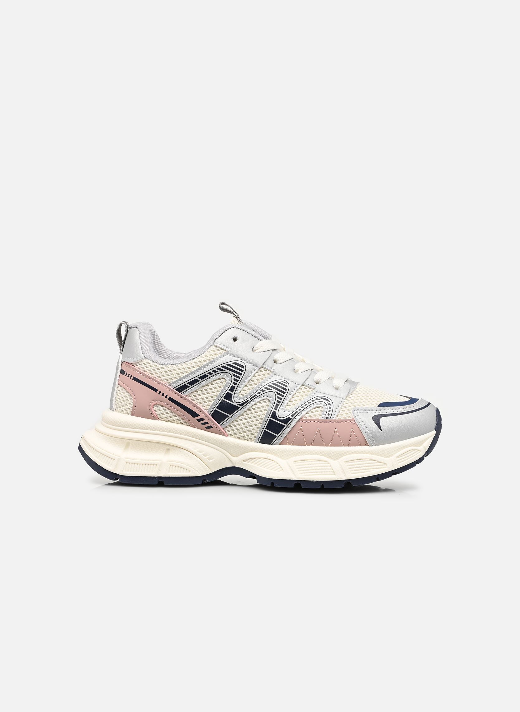 Sport Sneakers Basket THEARUNY dames meerkleurig MADE BY Sport Sneakers Basket THEARUNY dames meerkleurig BLANC BLEU ROSE