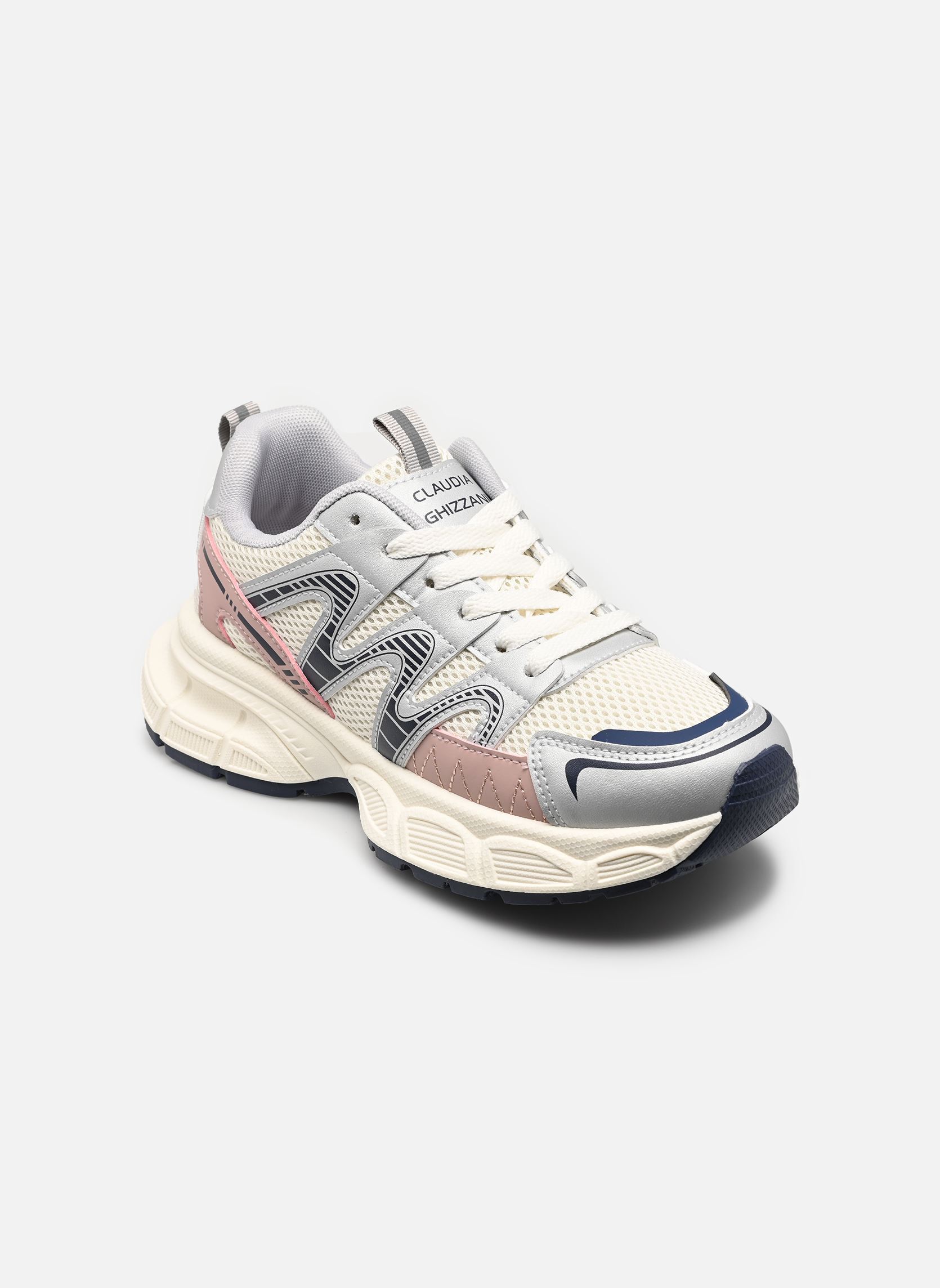 Sport Sneakers Basket THEARUNY dames meerkleurig MADE BY Sport Sneakers Basket THEARUNY dames meerkleurig BLANC BLEU ROSE
