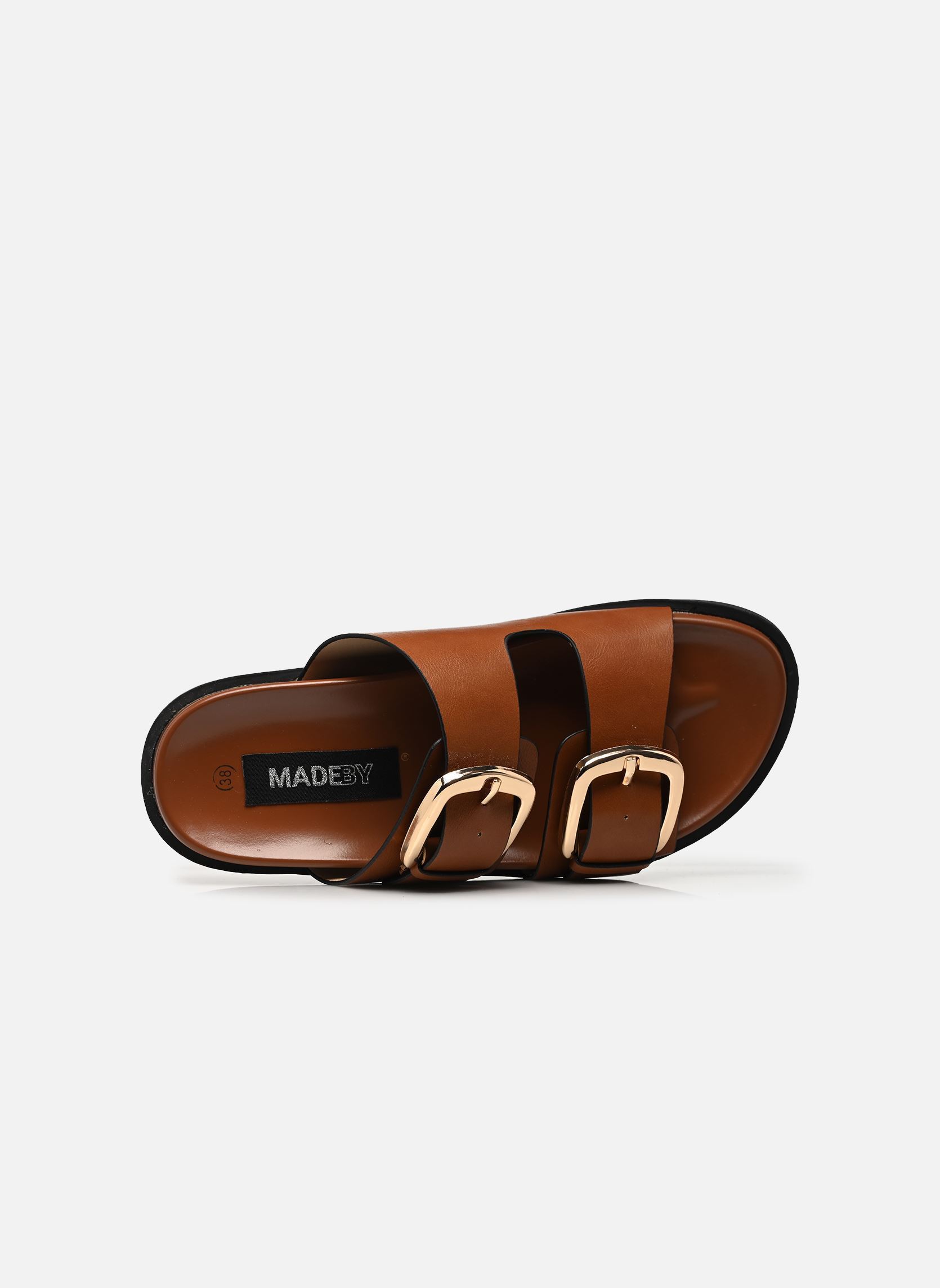 Mules et sabots Mule THYBUCKL femme marron MADE BY Mules et sabots Mule THYBUCKL femme marron COGNAC