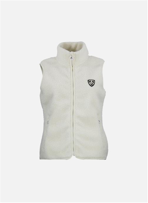 Peak Mountain Gilets <p>Gilet polaire ABEILLE</p> femme blanc