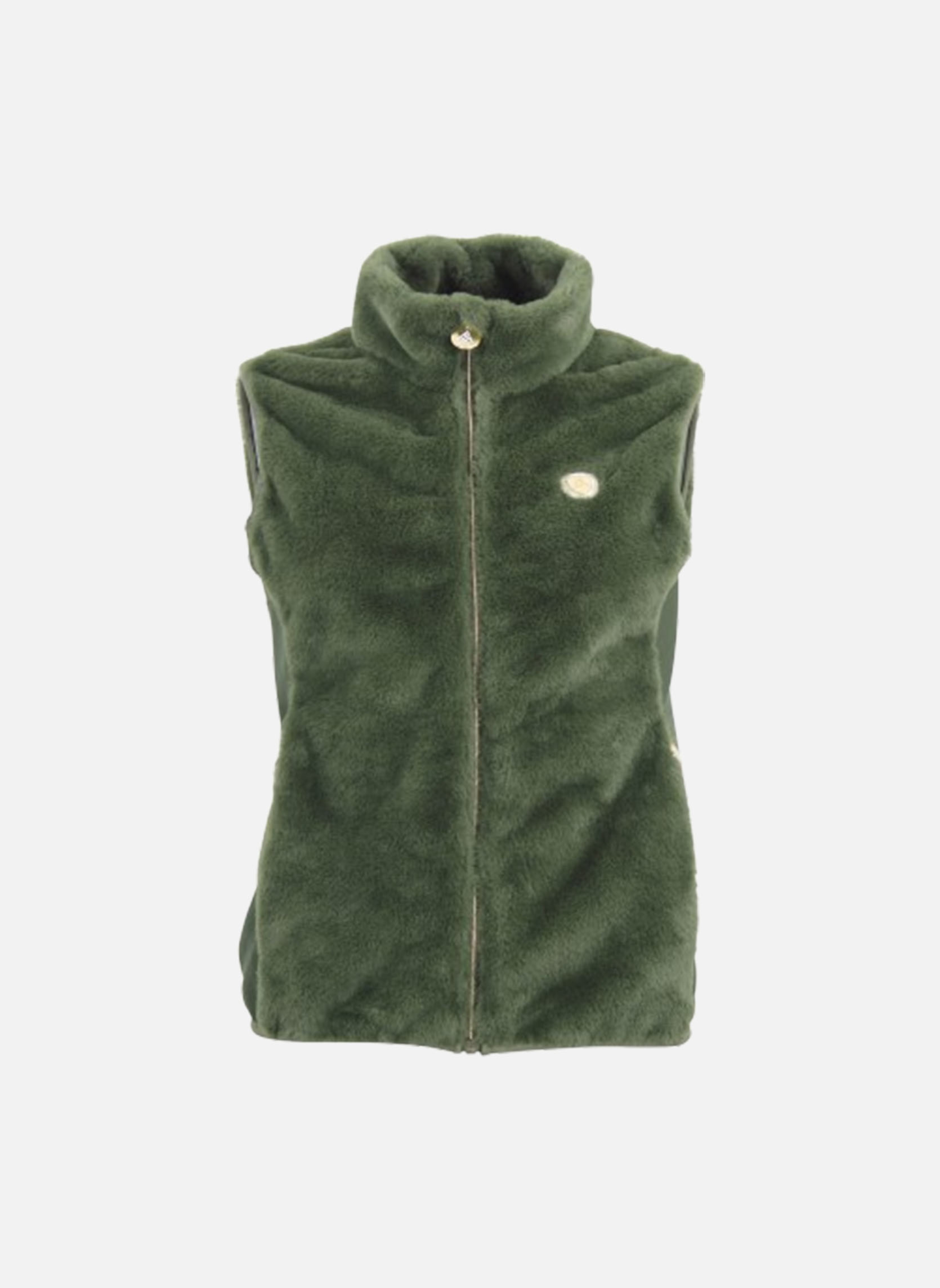 Gilets Gilet polaire AVRIL femme vert Peak Mountain Gilets Gilet polaire AVRIL femme vert Kaki