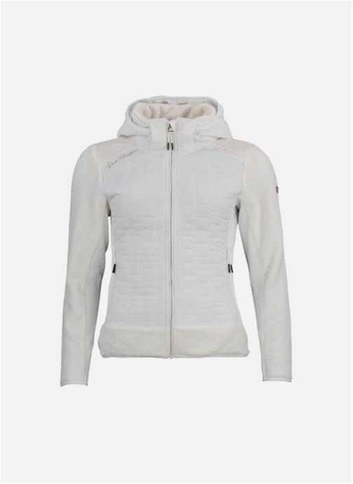Peak Mountain Vestes polaires Blouson polaire ARLOW ECRU femme blanc