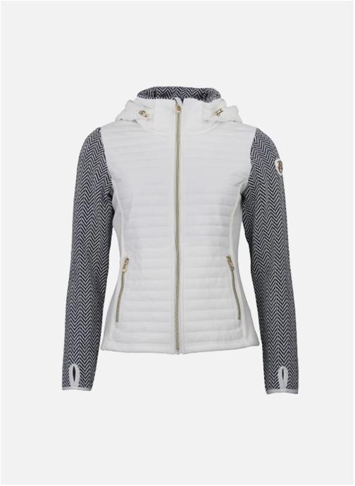 Peak Mountain Vestes polaires Blouson polaire ANDOMO BLANC/MARINE femme blanc