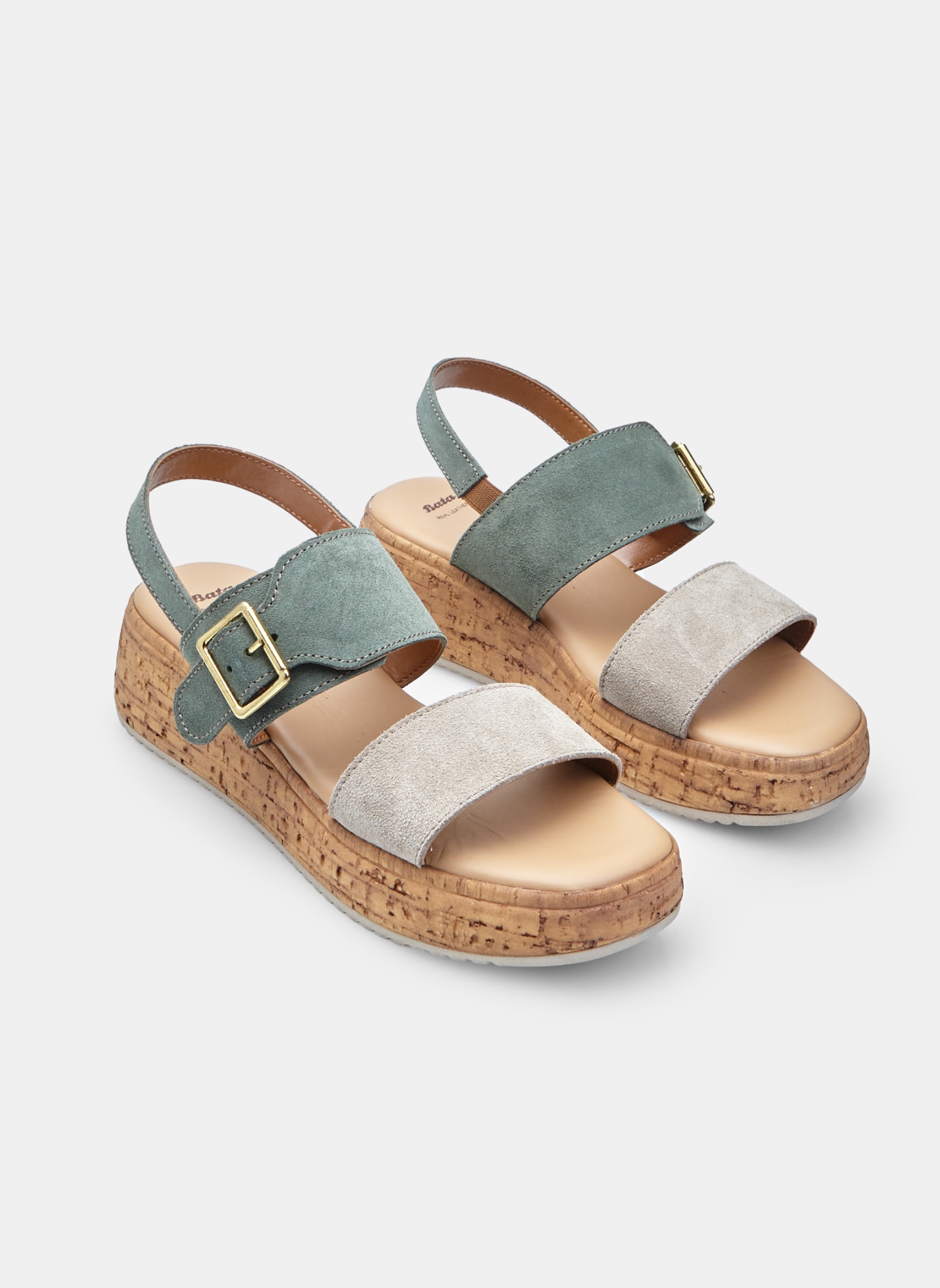 Sandales 6637340 femme vert Bata Sandales 6637340 femme vert Vert