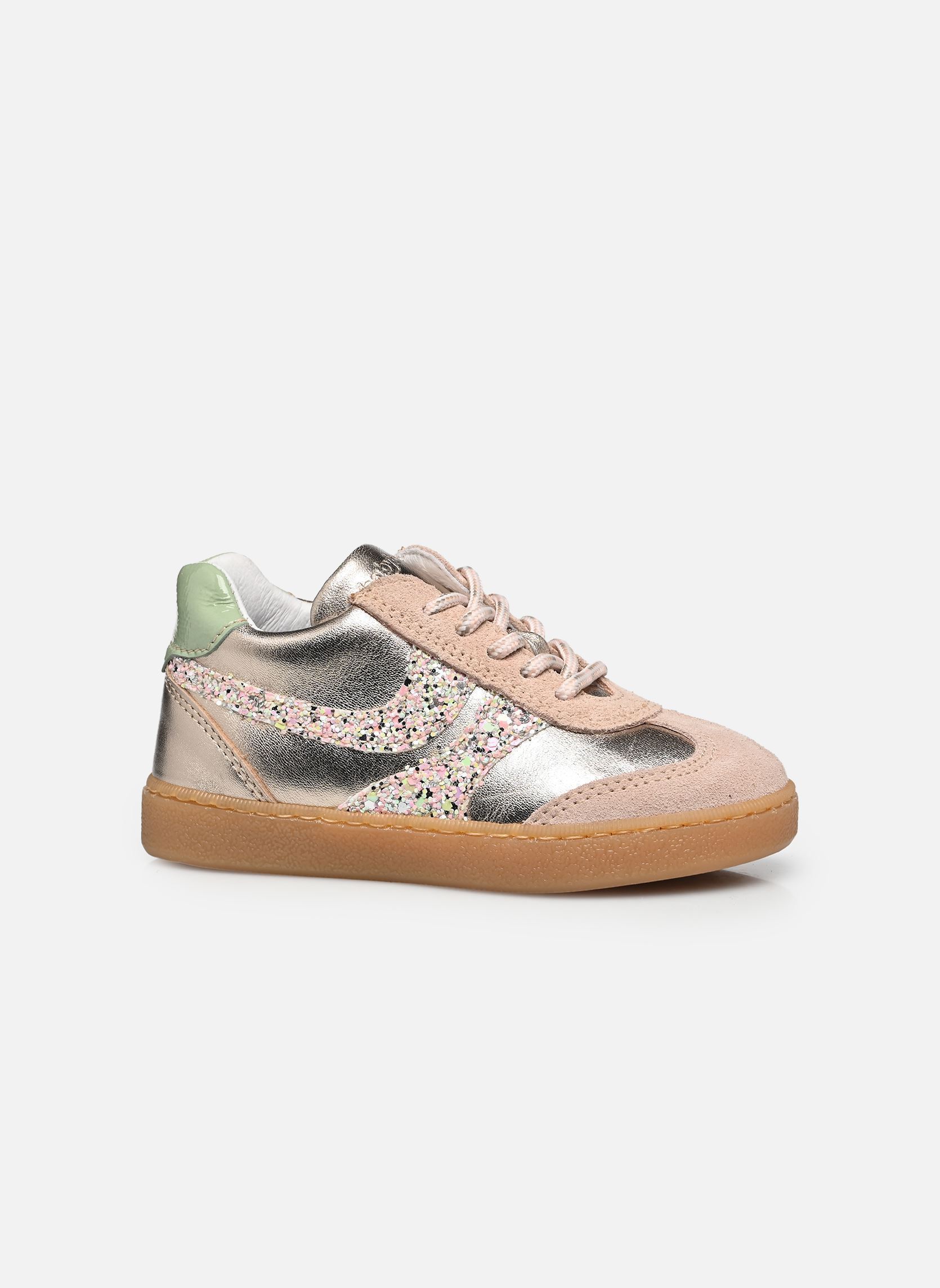 Chaussures premiers pas Anvers fille or et bronze Babybotte Chaussures premiers pas Anvers fille or et bronze PLATINE