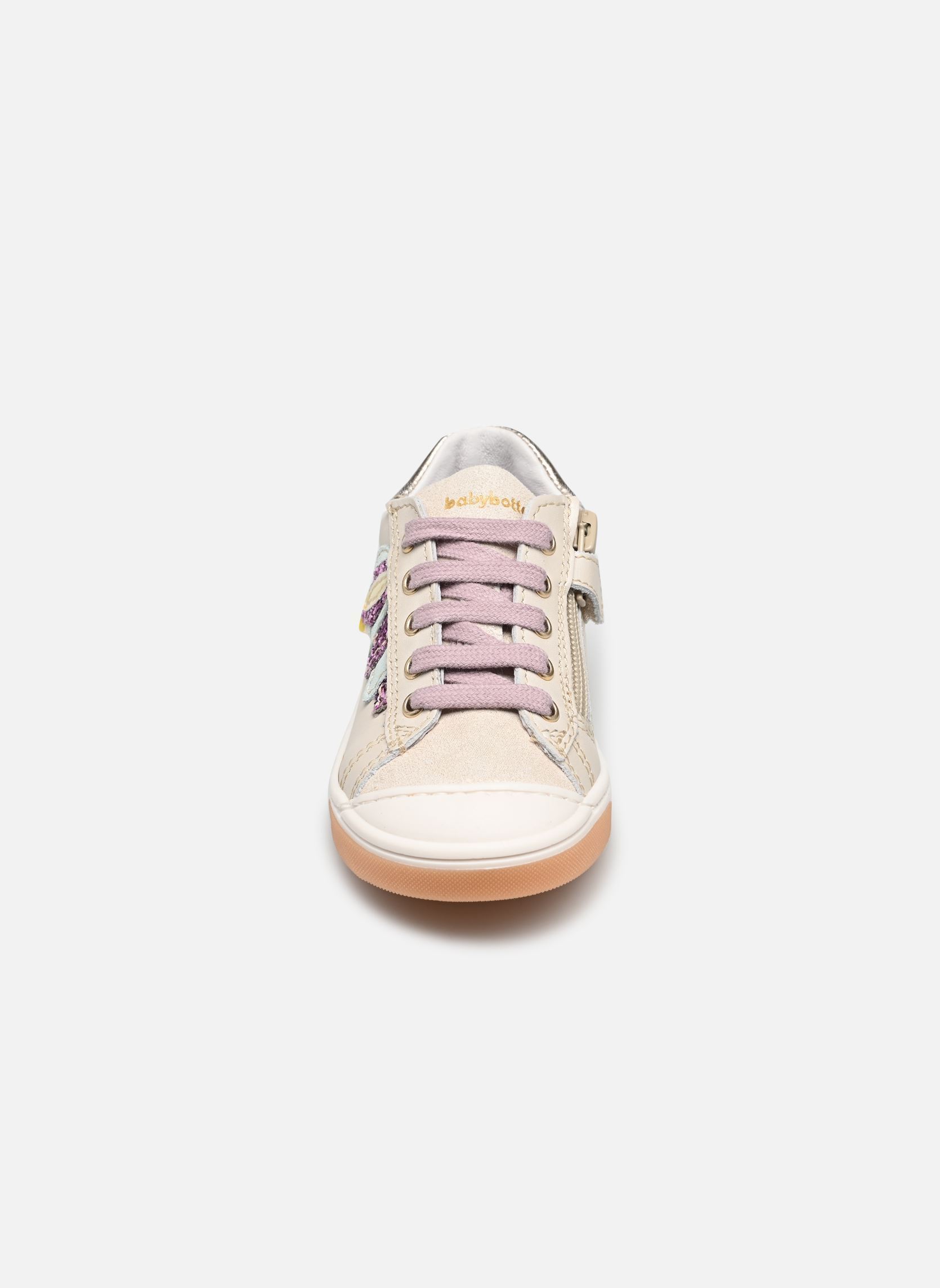 Baskets basses Astana fille blanc Babybotte Baskets basses Astana fille blanc IVOIRE