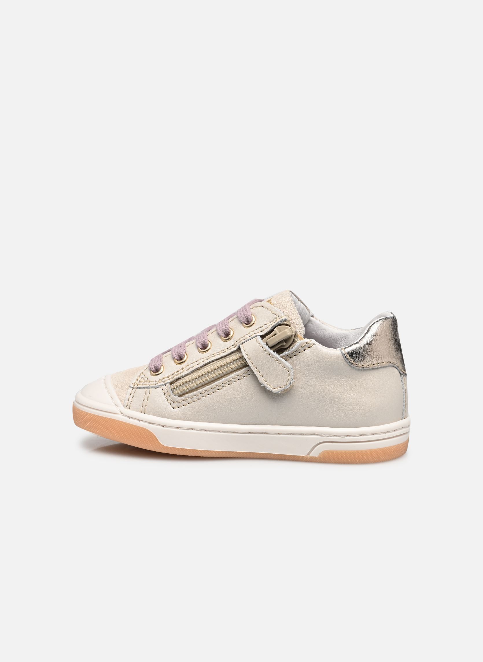 Baskets basses Astana fille blanc Babybotte Baskets basses Astana fille blanc IVOIRE