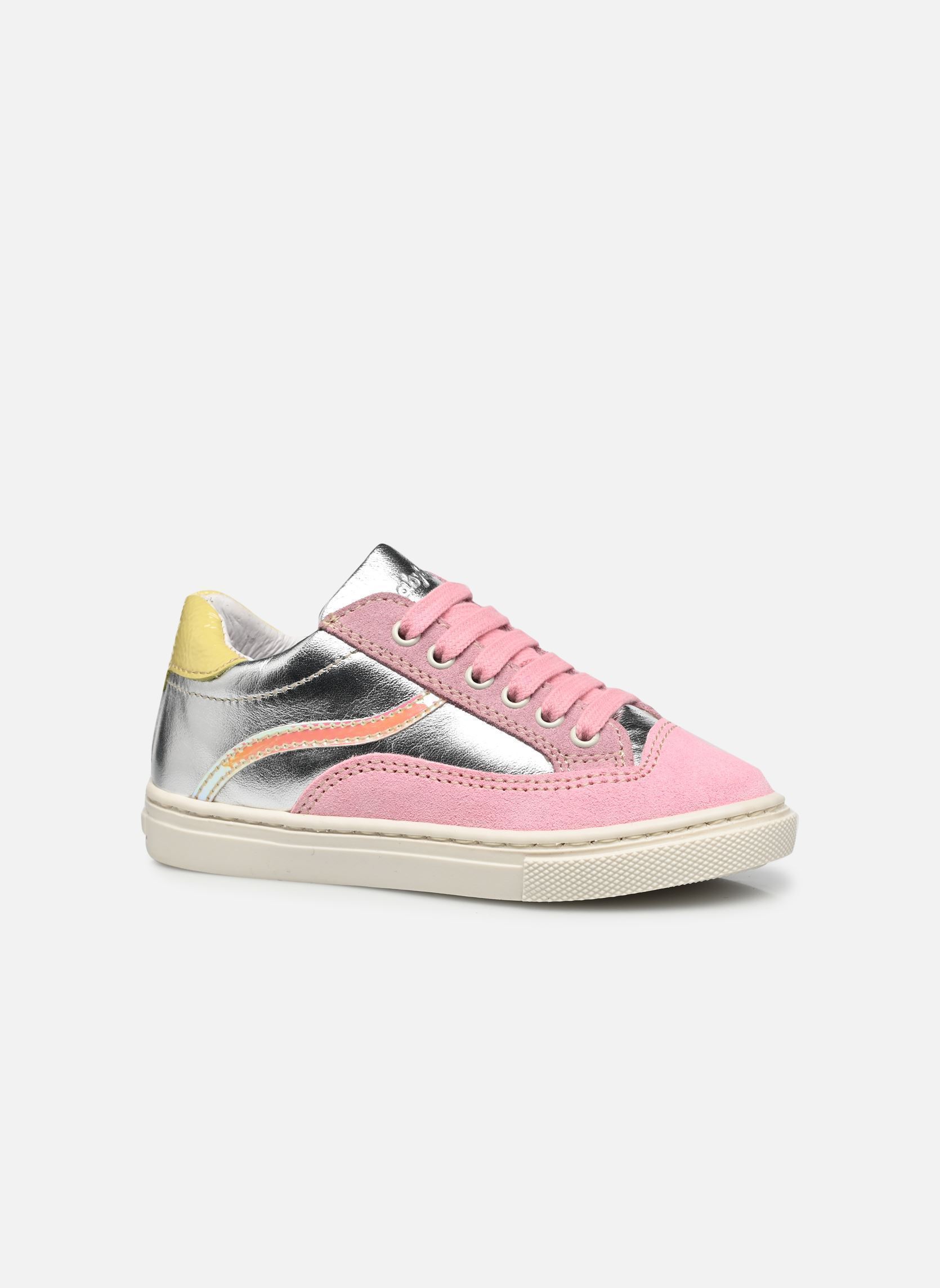 Sneakers Agde meisjes zilver Babybotte Sneakers Agde meisjes zilver ARGENT