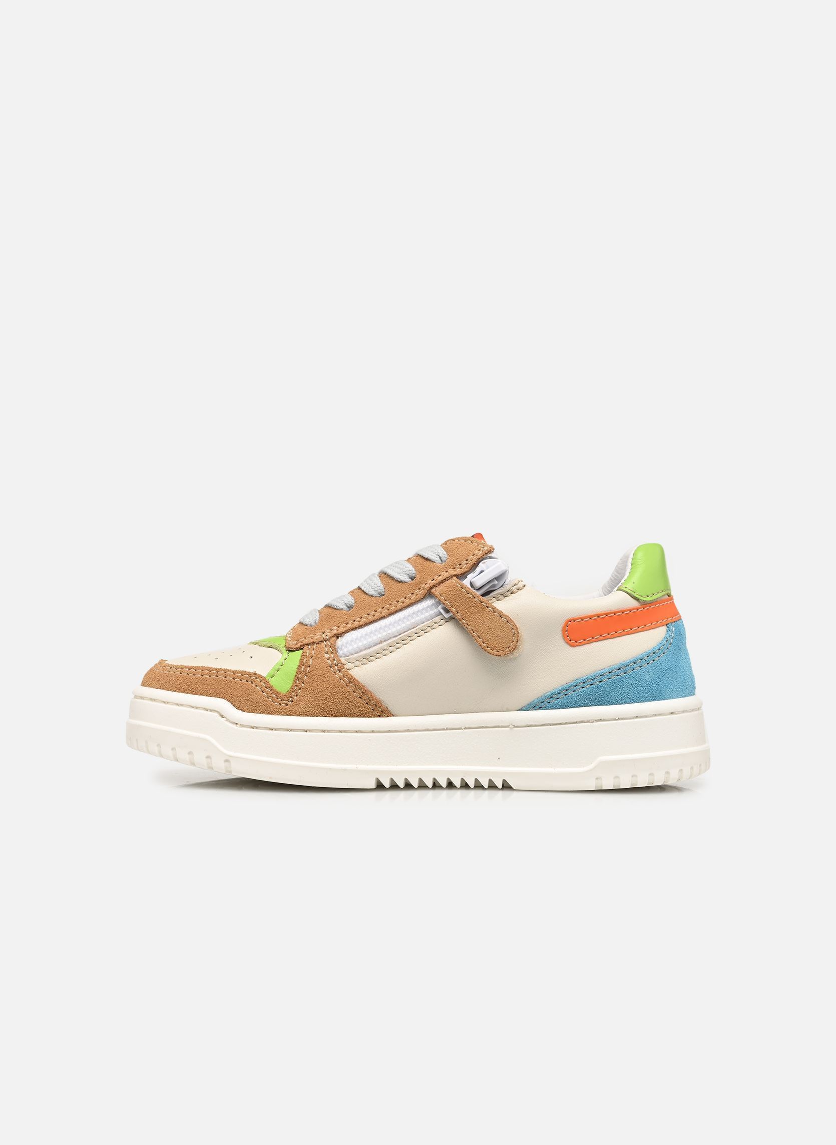 Baskets basses Kargourou garçon multicolore Babybotte Baskets basses Kargourou garçon multicolore BLANC CASSÉ
