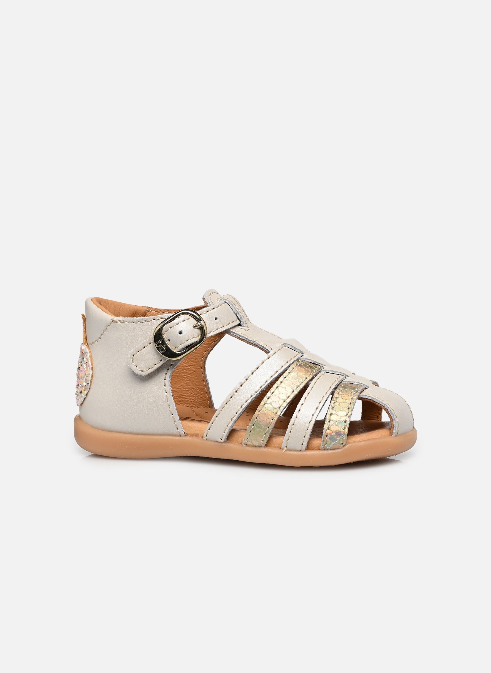 Sandales Gabrielle fille blanc Babybotte Sandales Gabrielle fille blanc IVOIRE