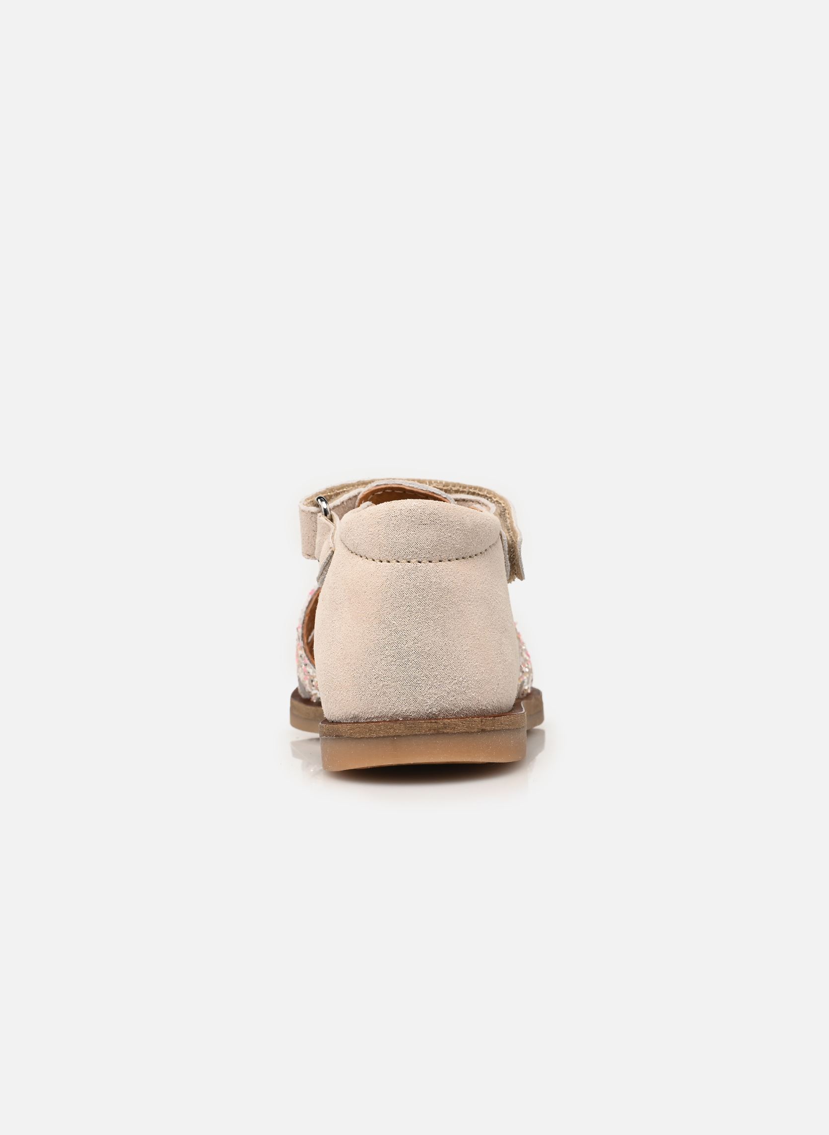 Sandales Tourbillon Velcro fille blanc Babybotte Sandales Tourbillon Velcro fille blanc IVOIRE