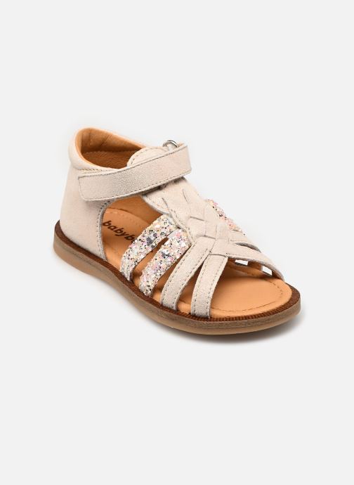 Babybotte Sandales Tourbillon Velcro fille blanc