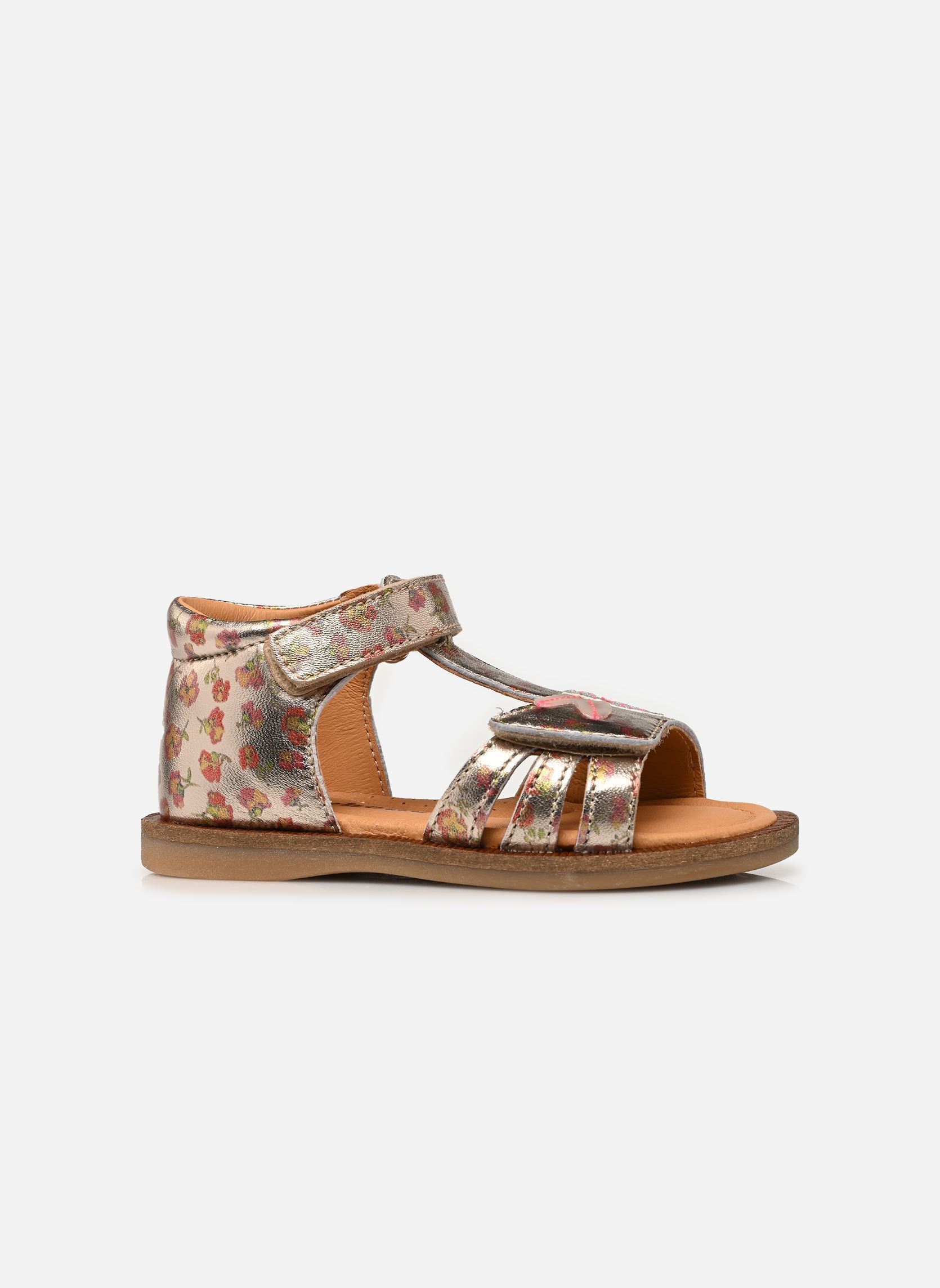 Sandalen Takeya mädchen silber Babybotte Sandalen Takeya mädchen silber PLATINE