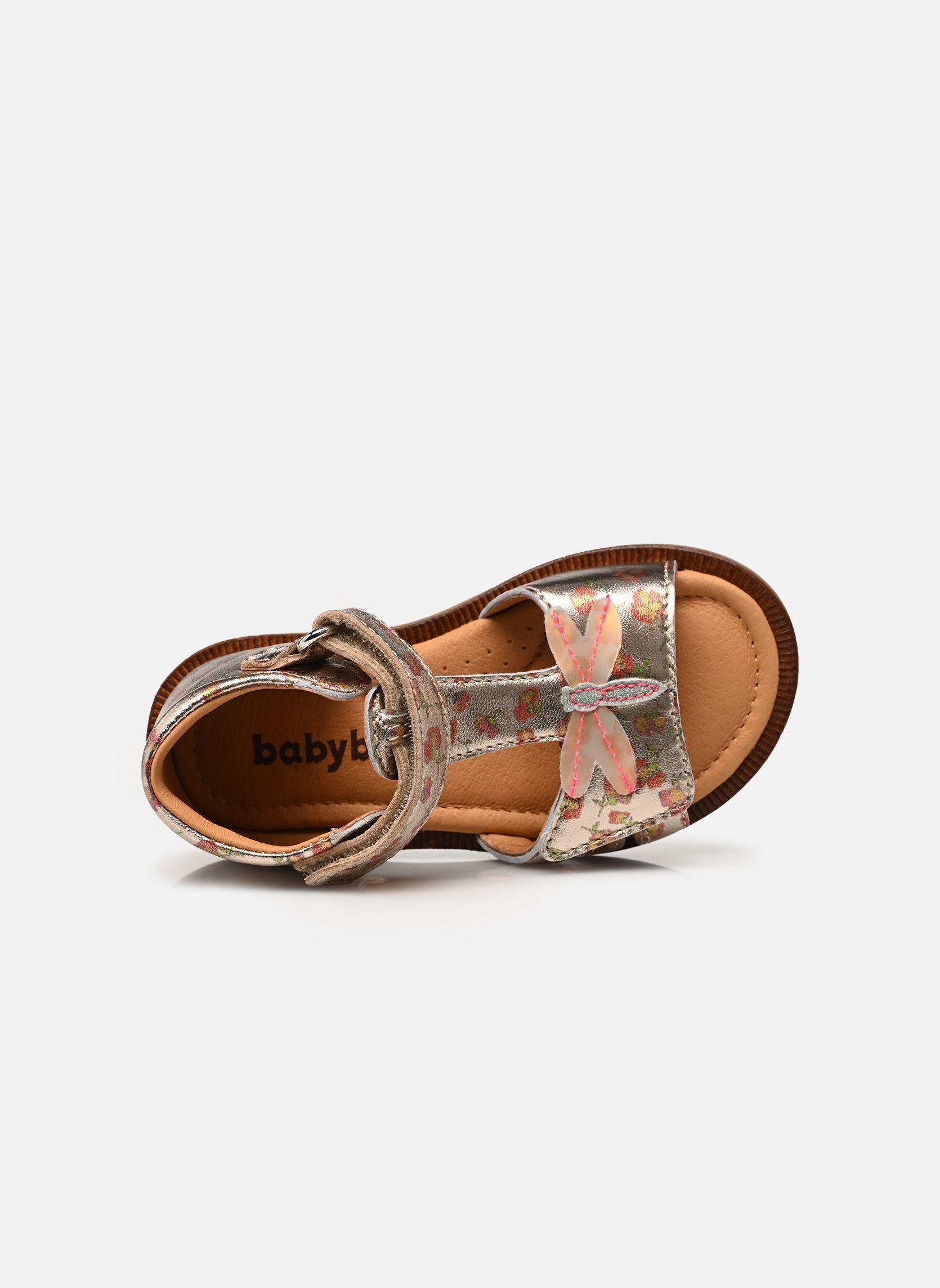 Sandalen Takeya mädchen silber Babybotte Sandalen Takeya mädchen silber PLATINE