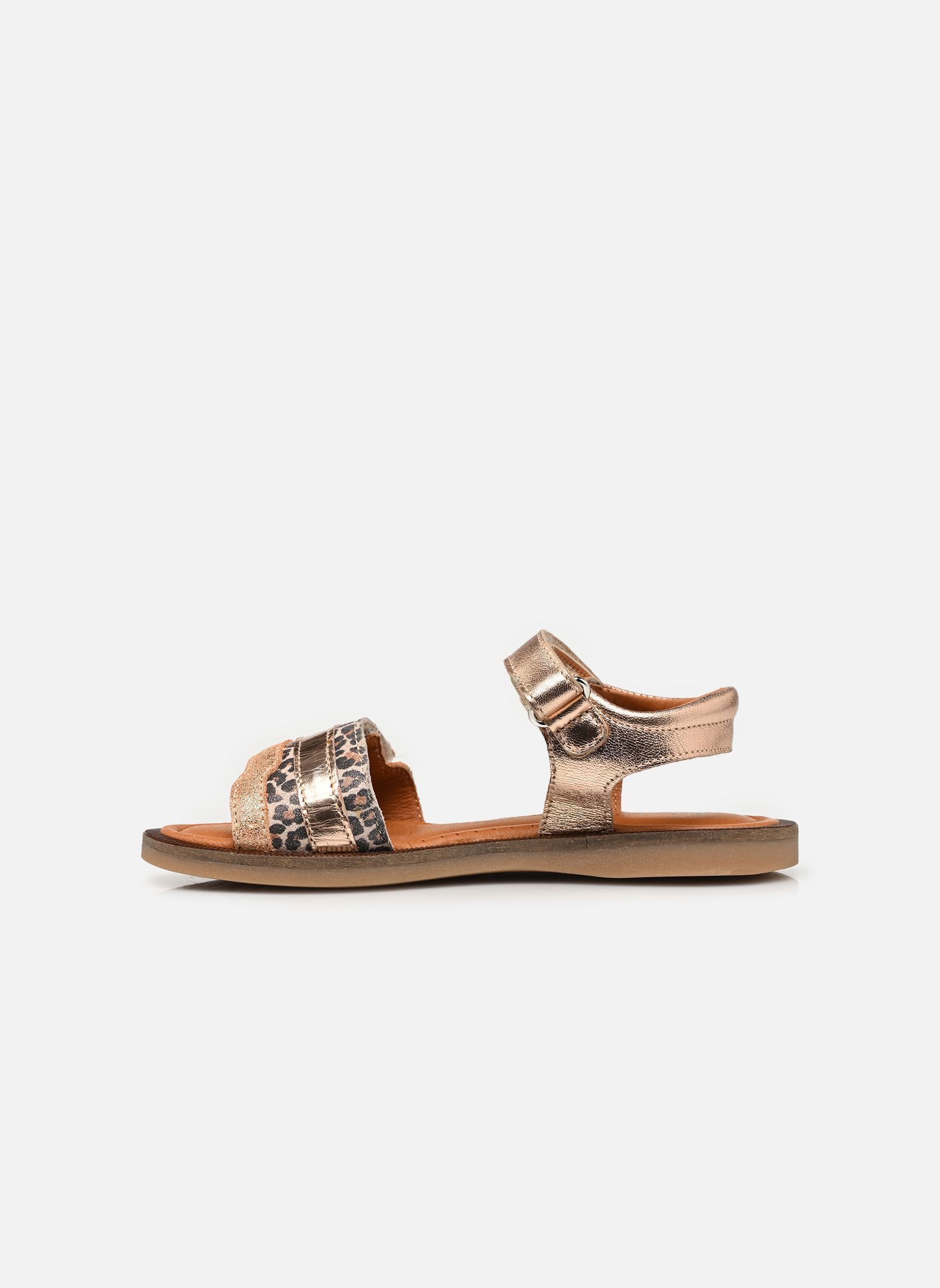 Sandalen Kanelle mädchen silber Babybotte Sandalen Kanelle mädchen silber PLATINE