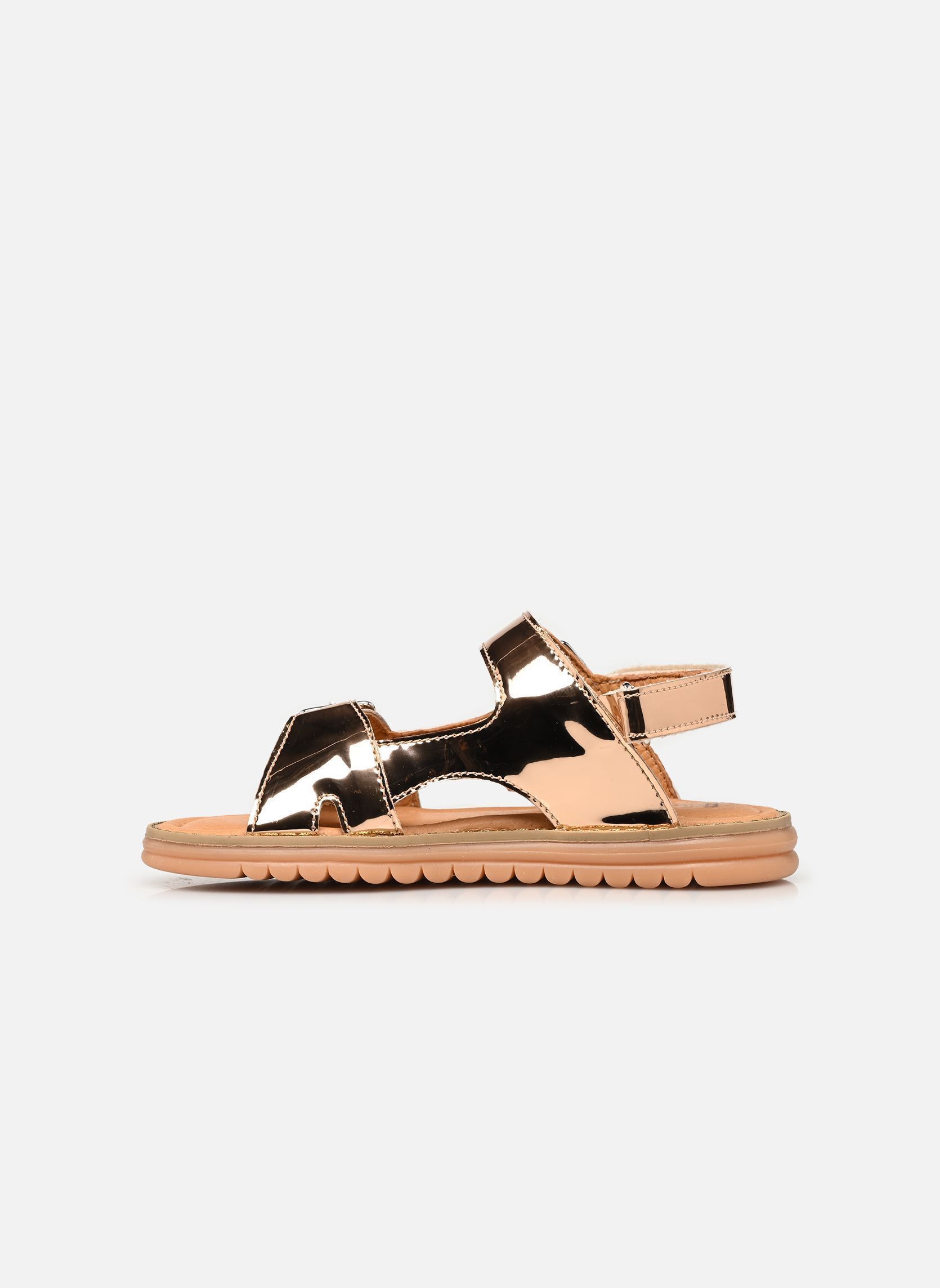 Sandalen Kristina meisjes goud en brons Babybotte Sandalen Kristina meisjes goud en brons PLATINE