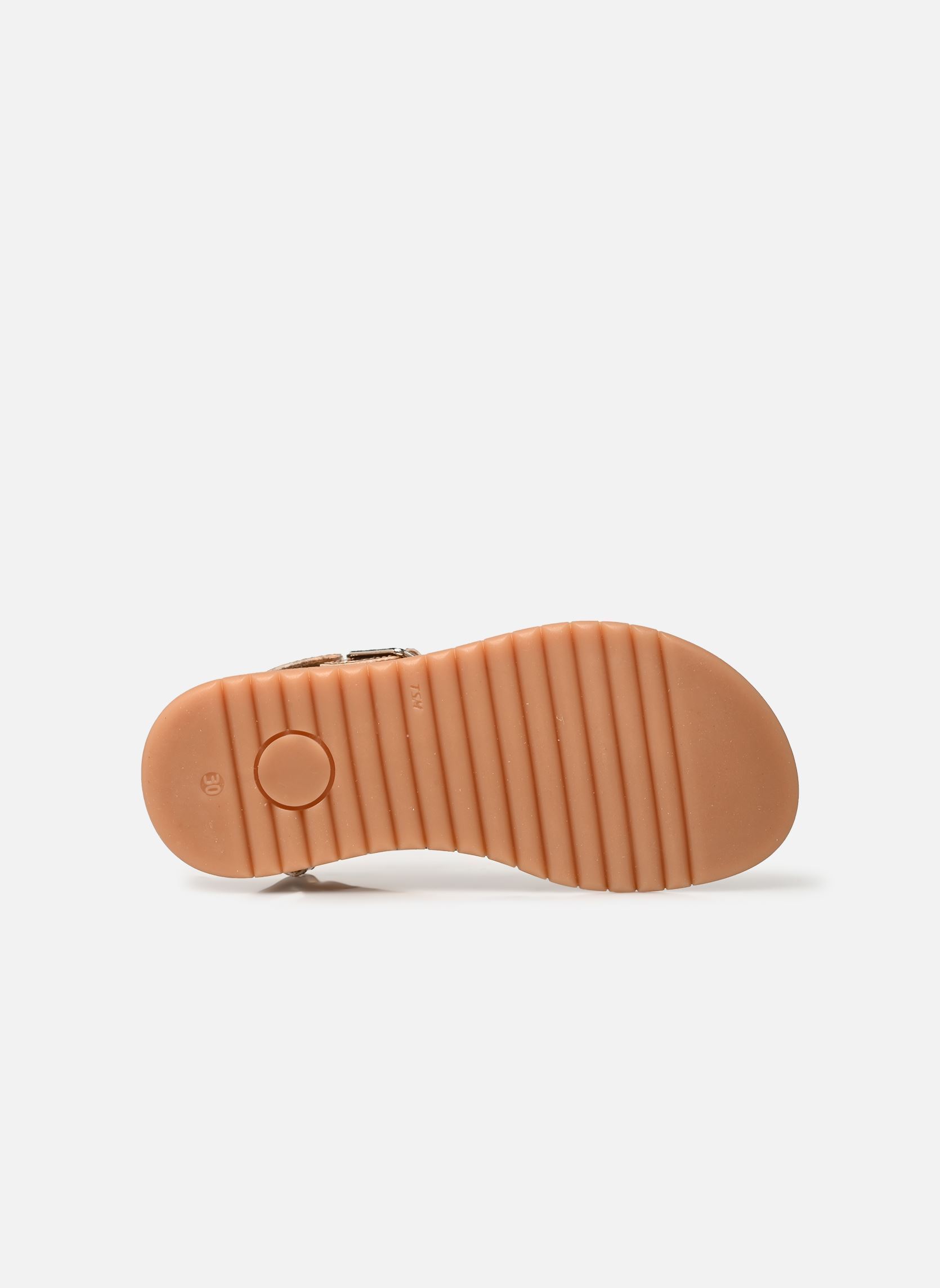 Sandalen Kristina meisjes goud en brons Babybotte Sandalen Kristina meisjes goud en brons PLATINE