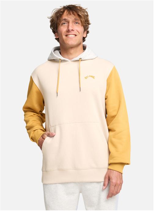 Billabong Sweats à capuche Arch Block Po homme beige