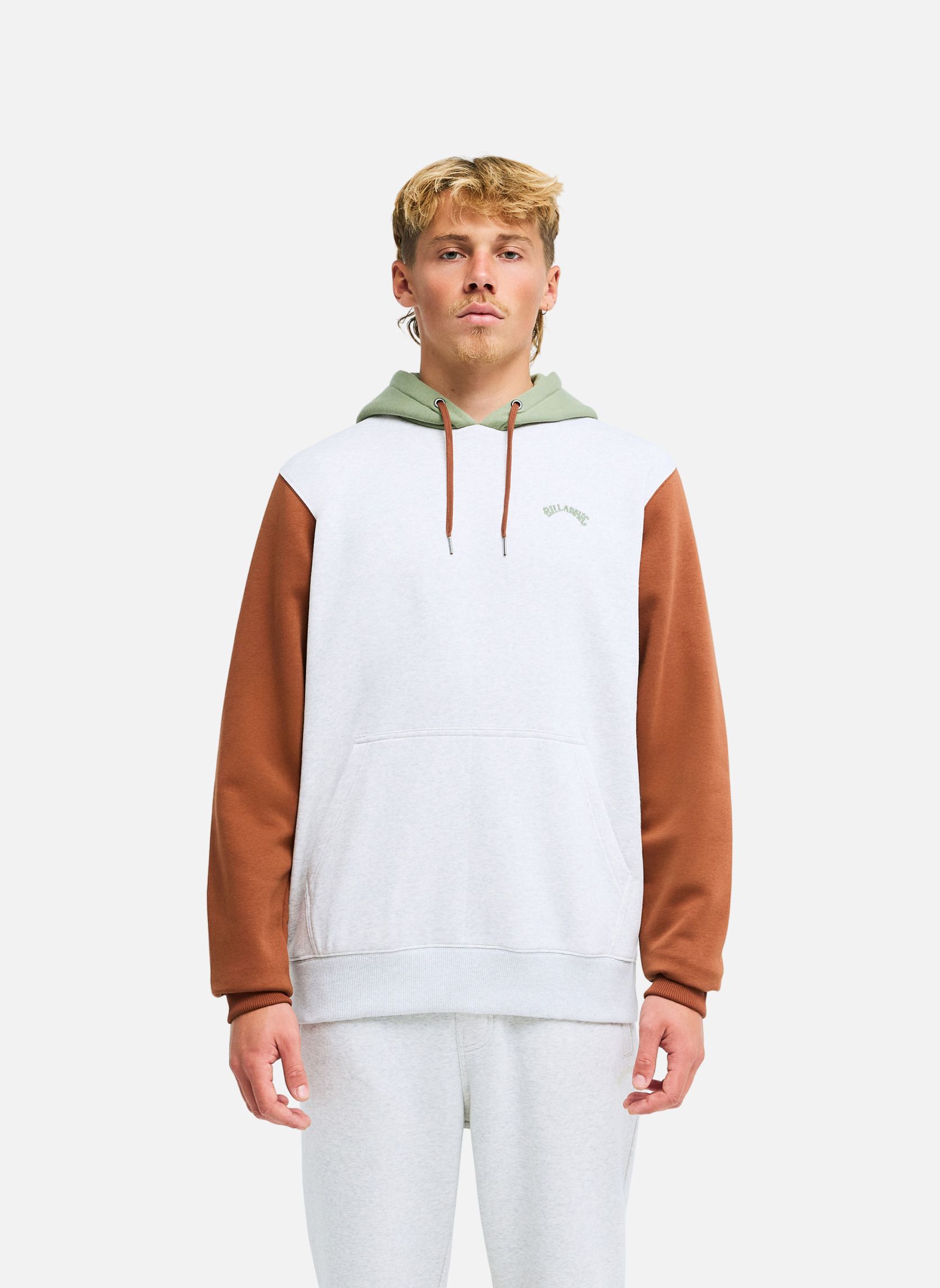 Sweats à capuche Arch Block Po homme gris Billabong Sweats à capuche Arch Block Po homme gris Gris