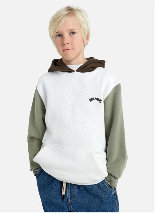 Billabong Sweats à capuche Arch Block Po garçon blanc