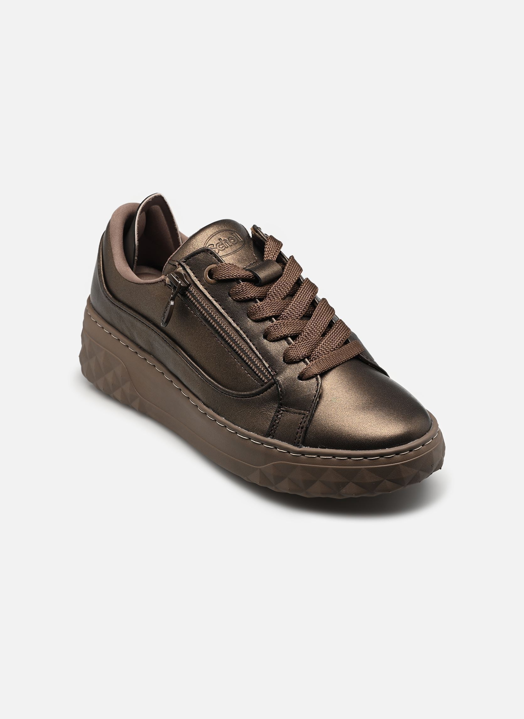 Sneakers URBAN ZIP COMFORT dames bruin Scholl Sneakers URBAN ZIP COMFORT dames bruin BROWN