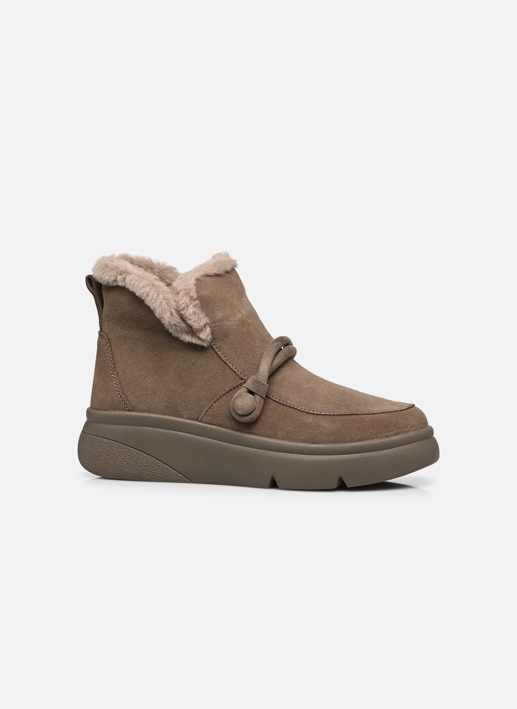 Enkellaarzen en boots ZERMATT ANKLE BOOT COMFORT dames bruin Scholl Enkellaarzen en boots ZERMATT ANKLE BOOT COMFORT dames bruin Dark Taupe