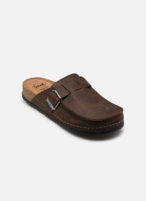 Scholl Mules BORA MOCCASSIN MAN COMFORT homme marron