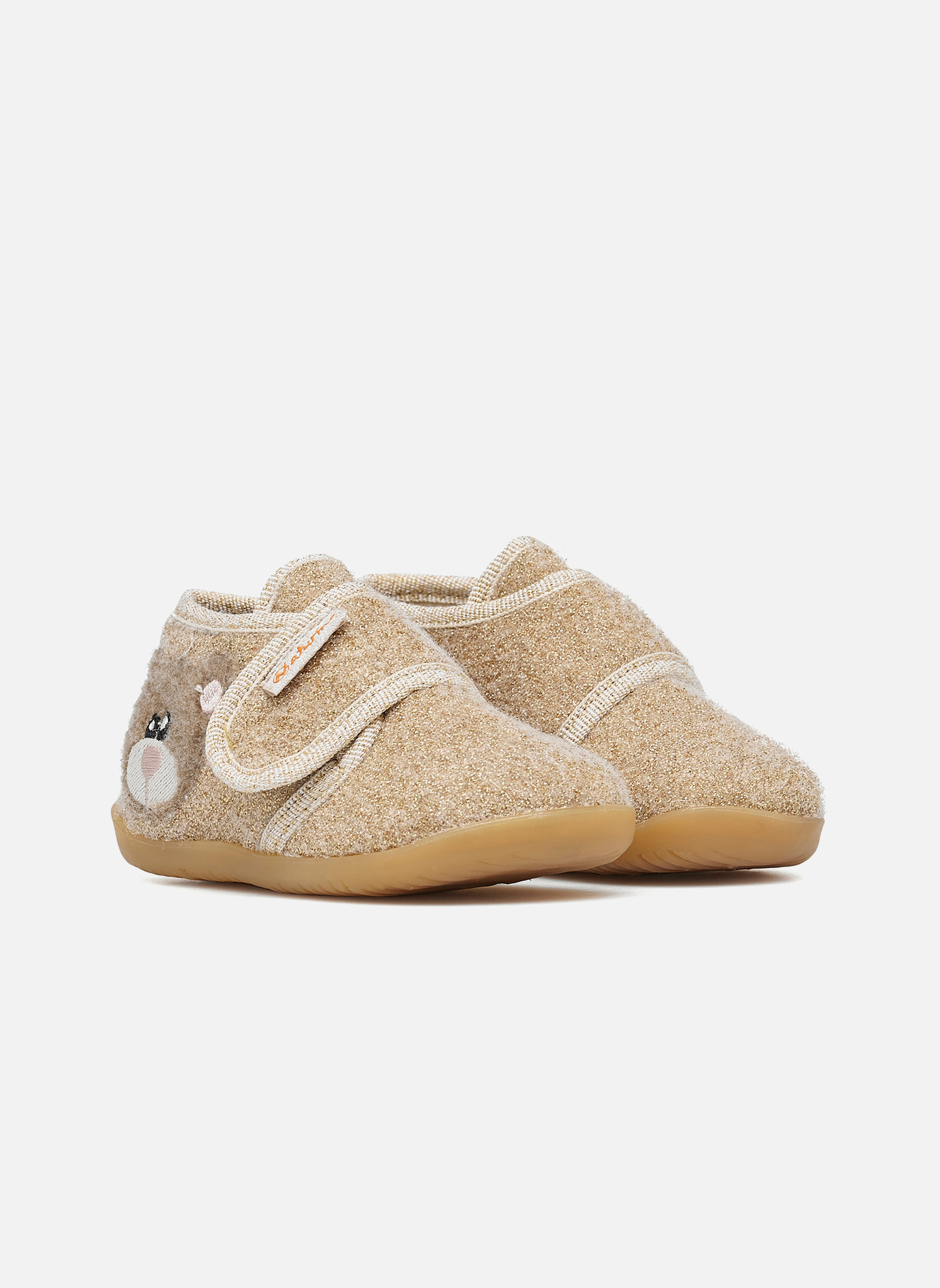 Chaussons Pantoufles CARILLON Beige- garçon beige Naturino Chaussons Pantoufles CARILLON Beige- garçon beige Beige