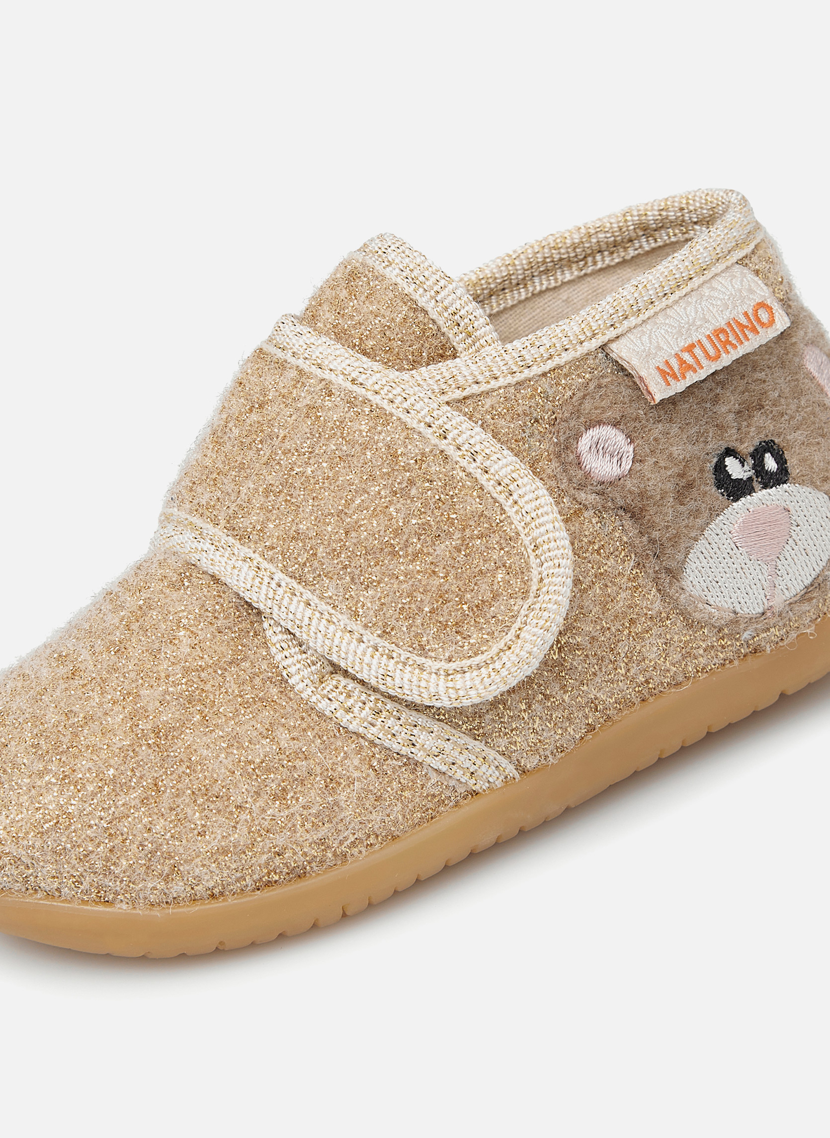 Chaussons Pantoufles CARILLON Beige- garçon beige Naturino Chaussons Pantoufles CARILLON Beige- garçon beige Beige