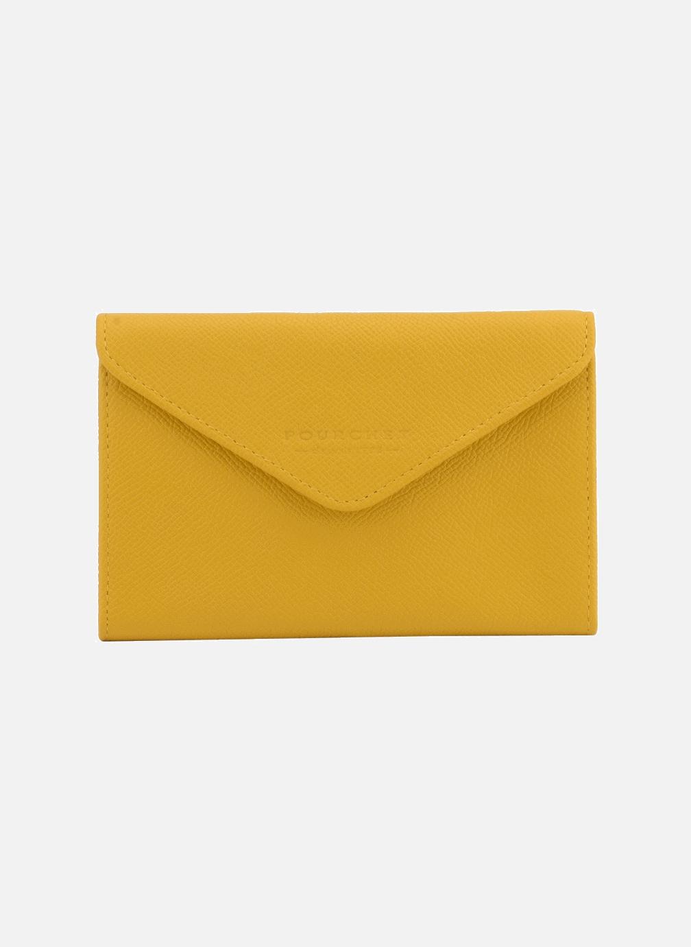 Portefeuilles Cassetta femme jaune Pourchet Portefeuilles Cassetta femme jaune Jaune