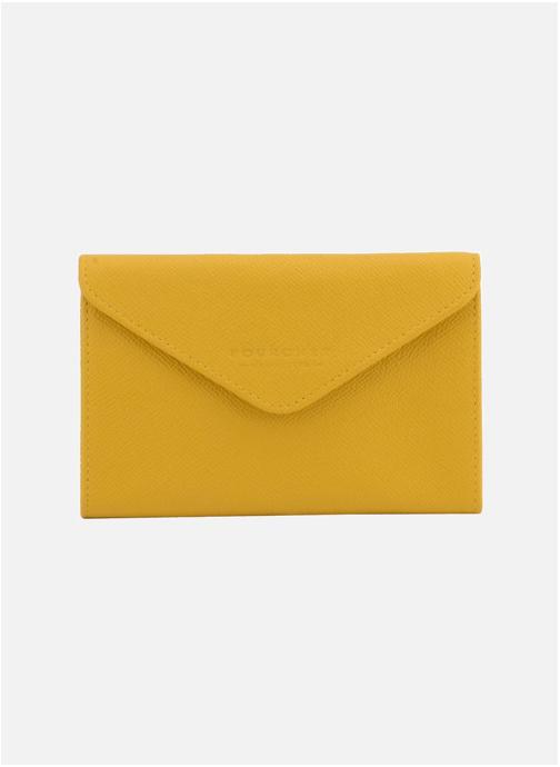 Pourchet Portefeuilles Cassetta Cuir femme jaune