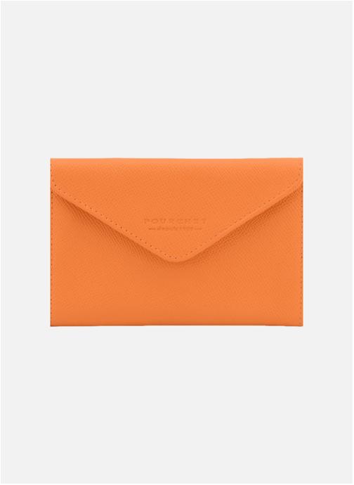 Pourchet Portefeuilles Cassetta Cuir femme orange