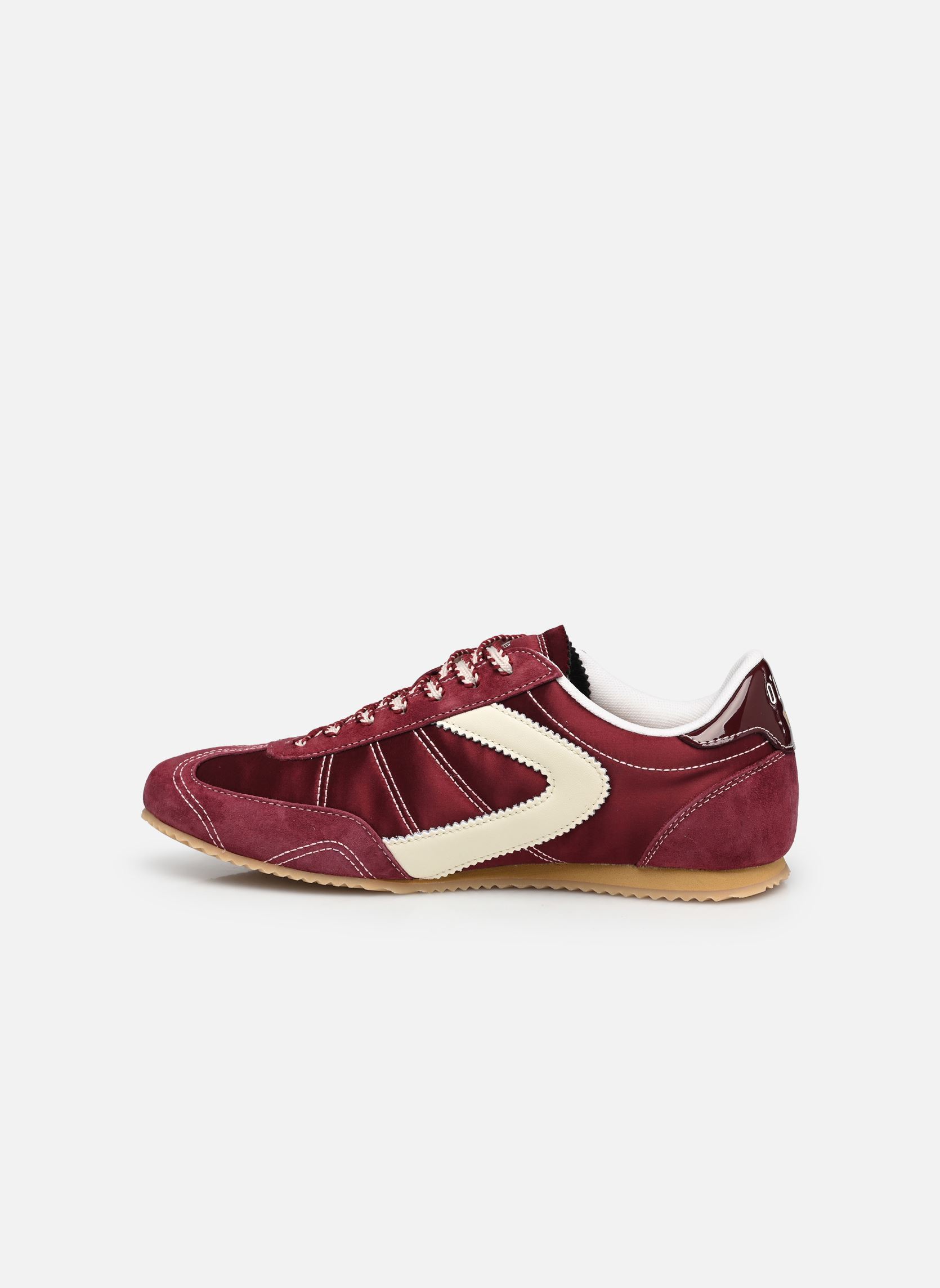 Baskets basses Nelly femme bordeaux 0-105 Baskets basses Nelly femme bordeaux GRENAT