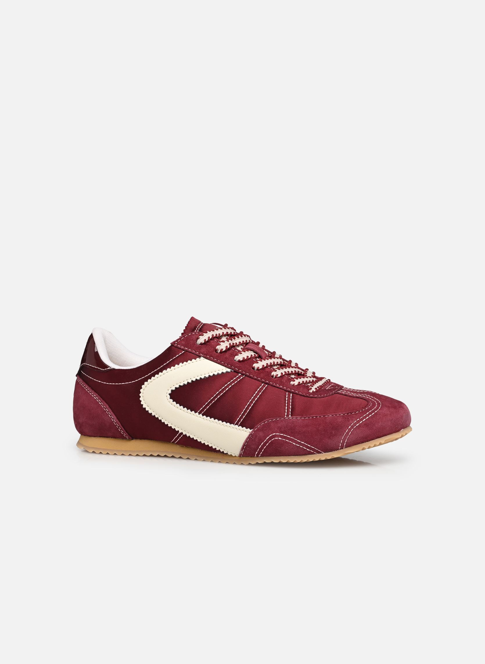 Baskets basses Nelly femme bordeaux 0-105 Baskets basses Nelly femme bordeaux GRENAT